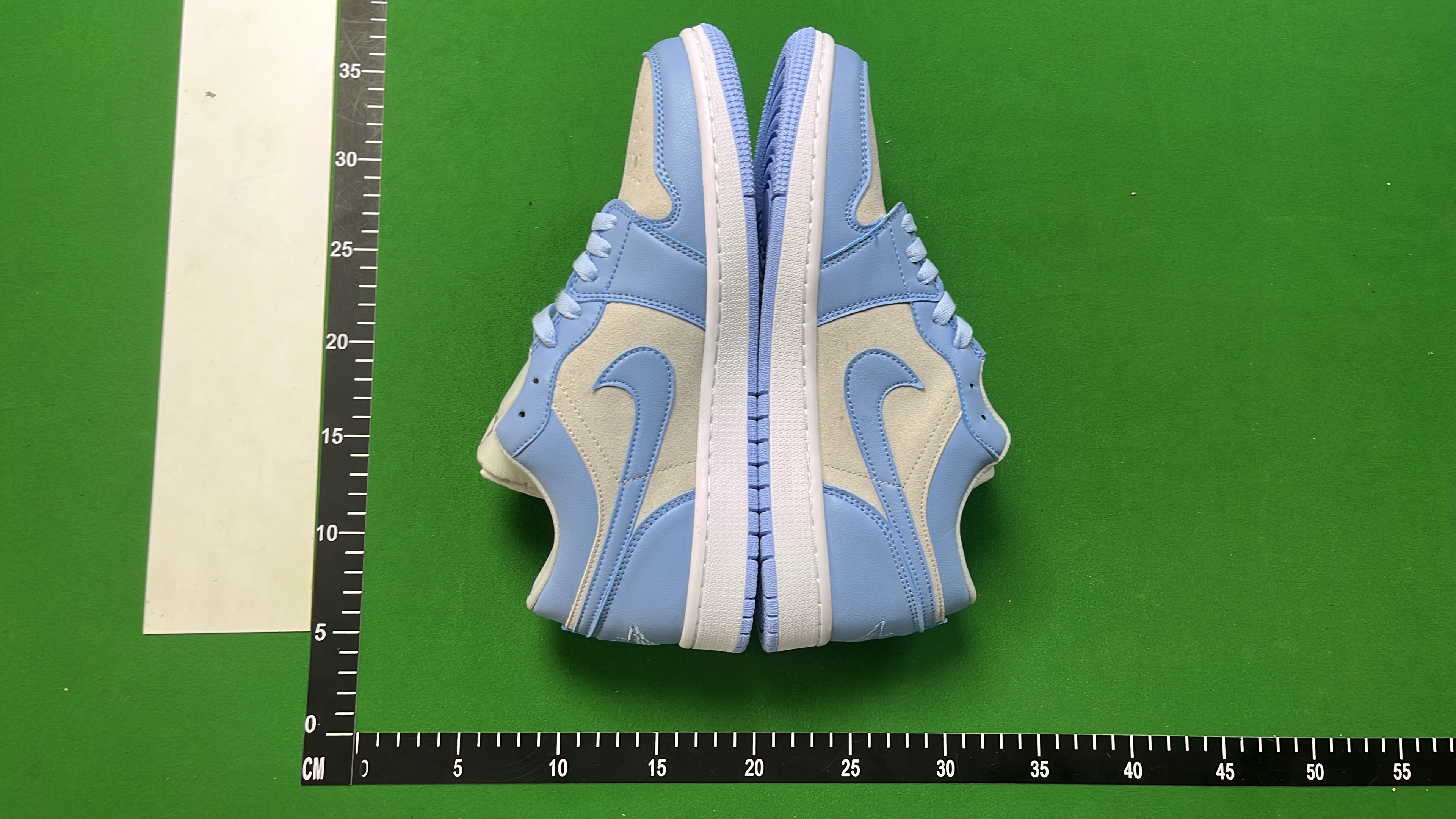 Air Jordan 1 Low Light Blue White Sneakers