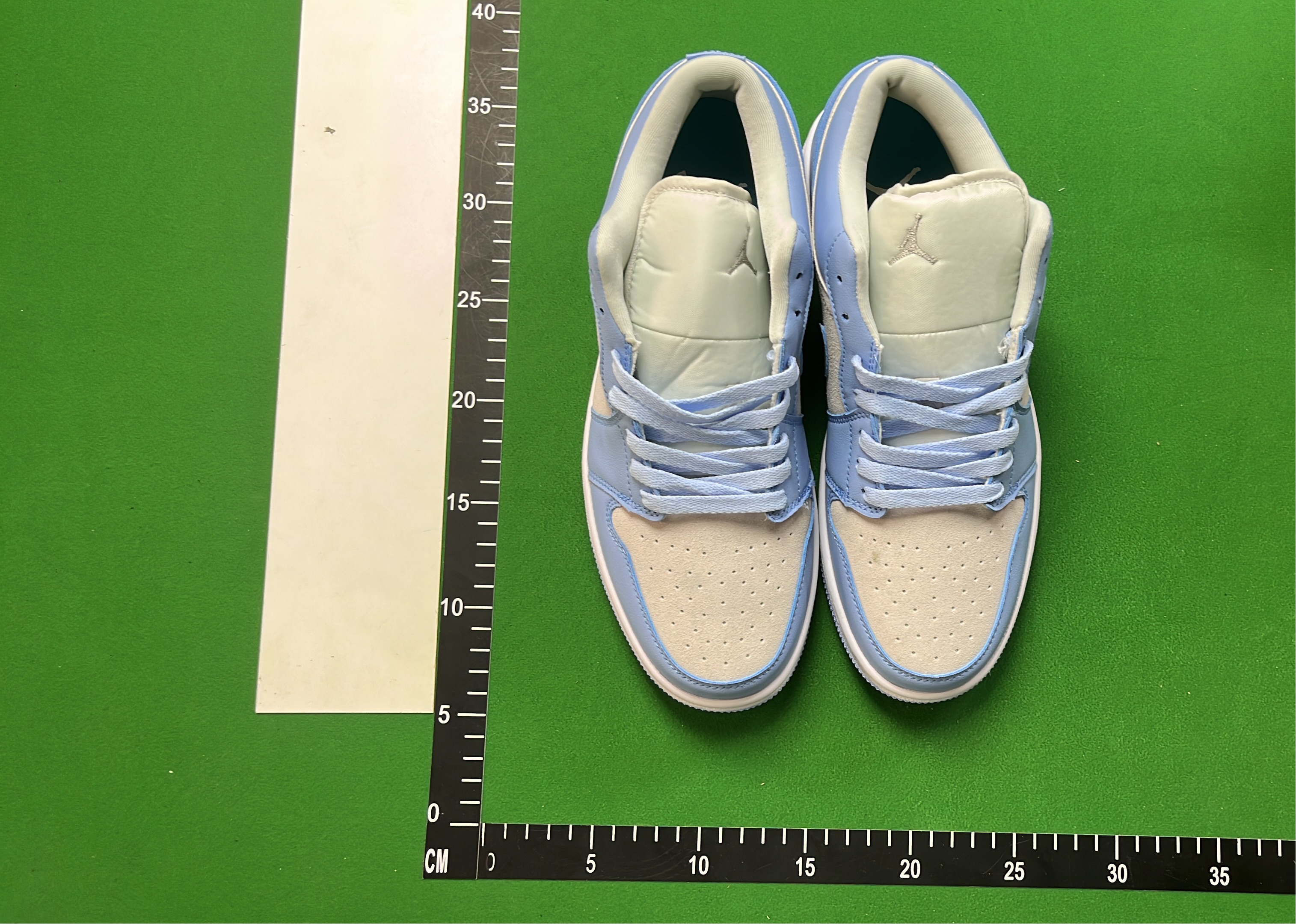 Air Jordan 1 Low Light Blue White Sneakers