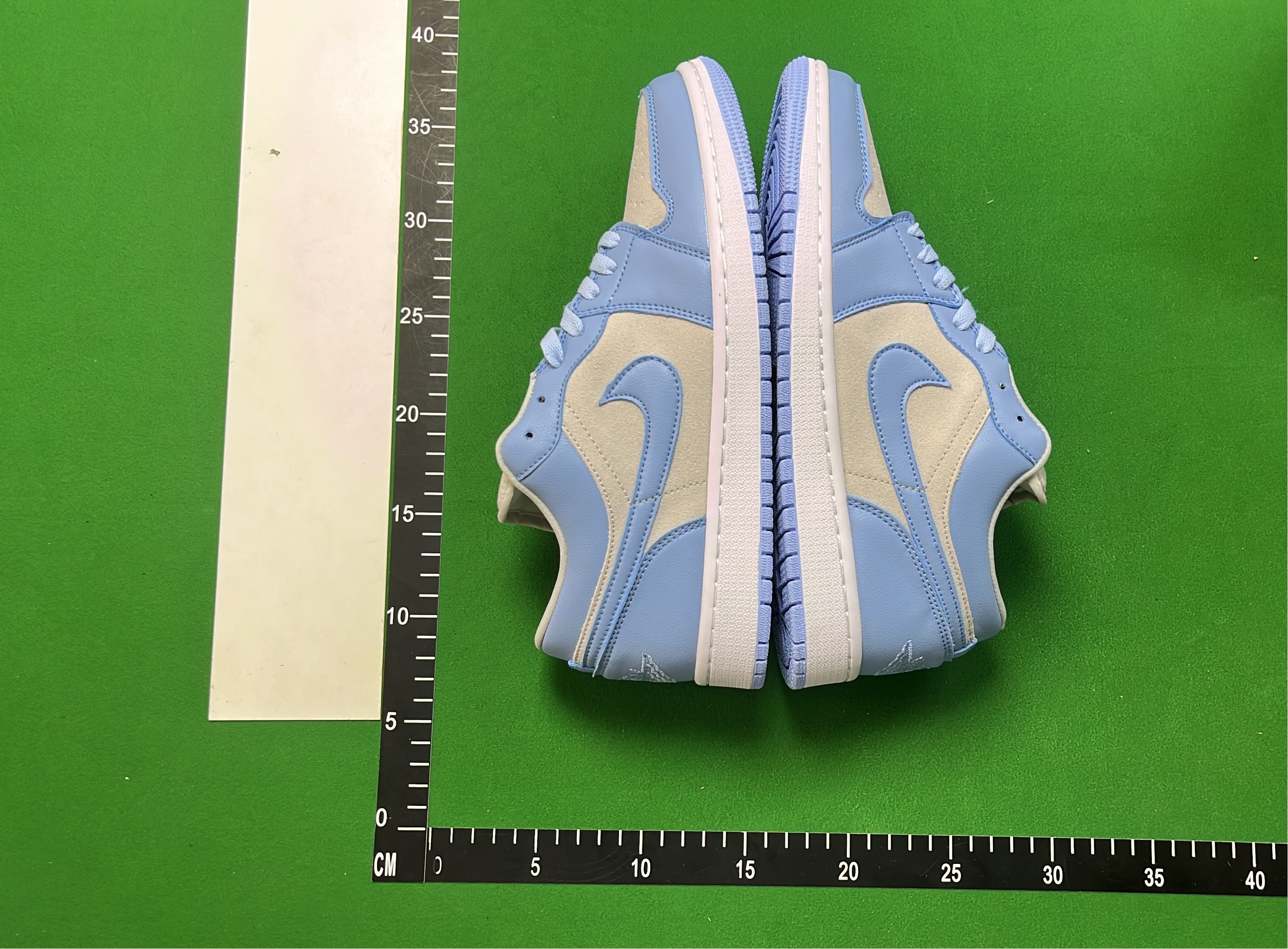 Air Jordan 1 Low Light Blue White Sneakers