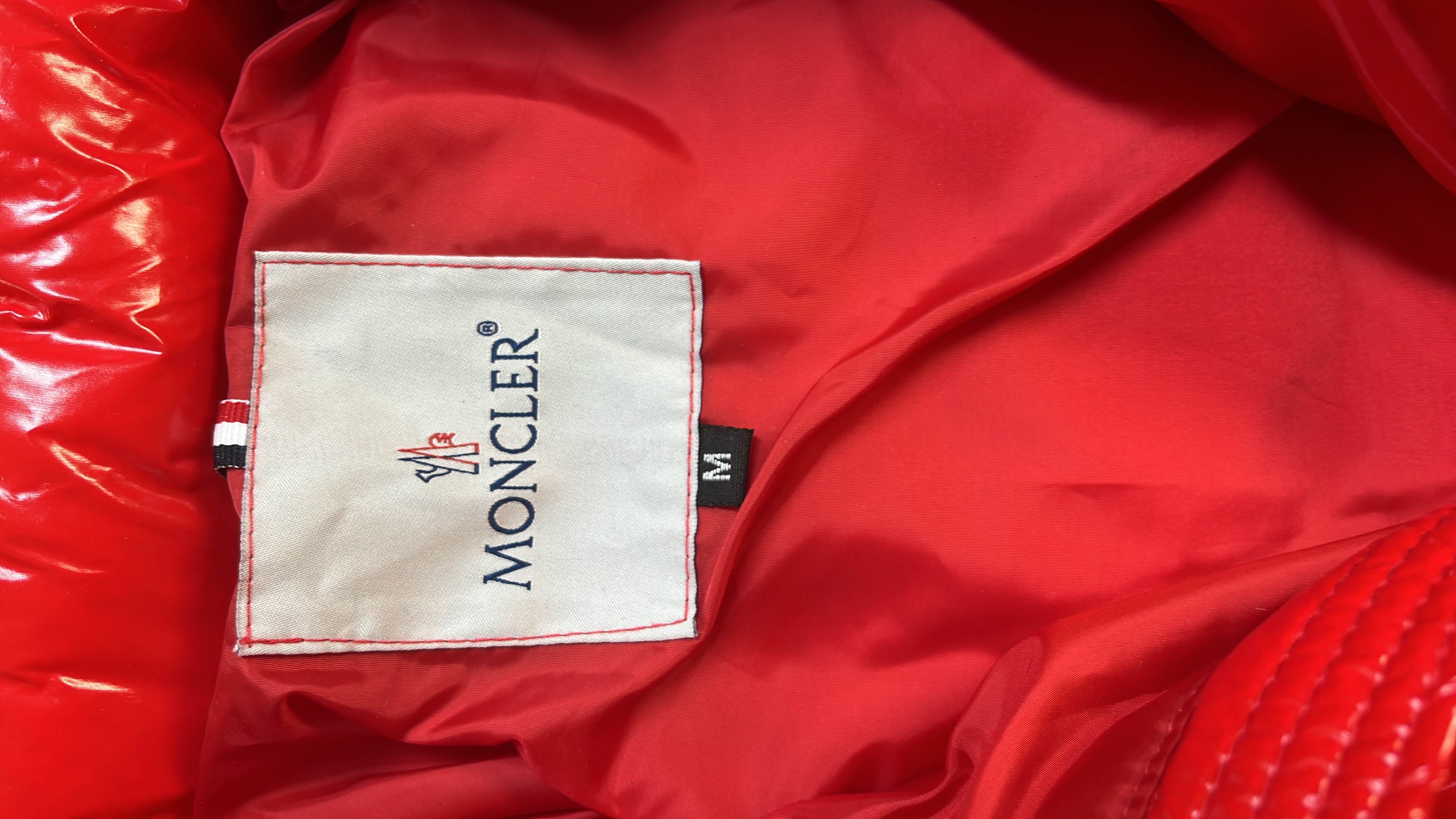 Moncler Black Quilted Down Jacket with Hood