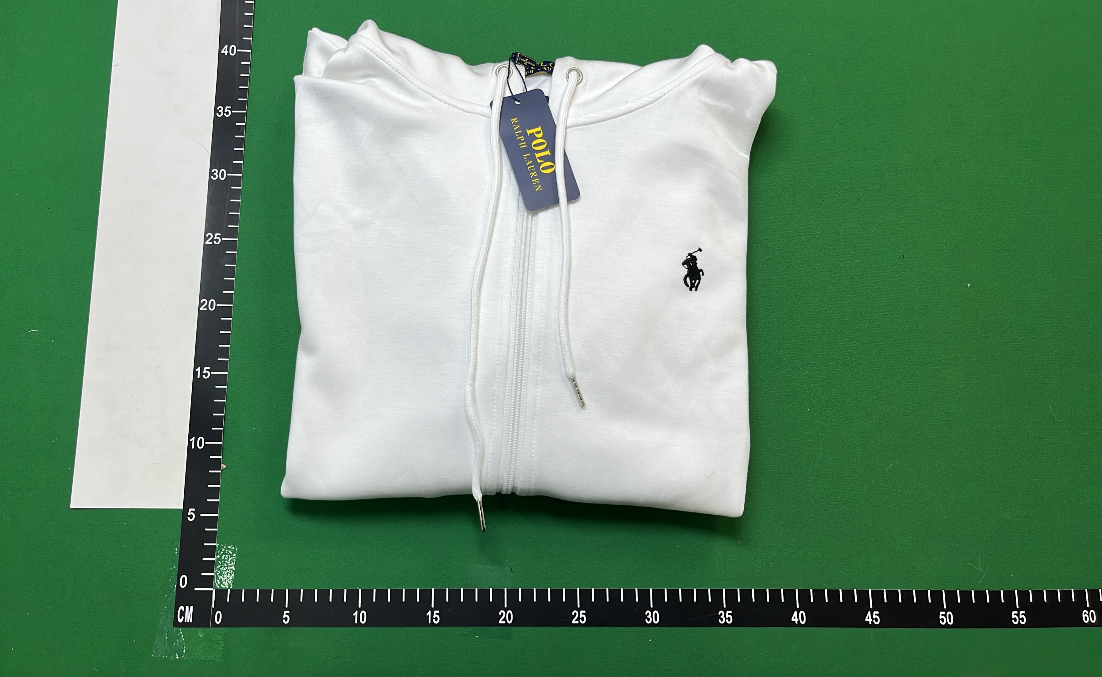 Men's Gray Full-Zip Hoodie with Pony Logo