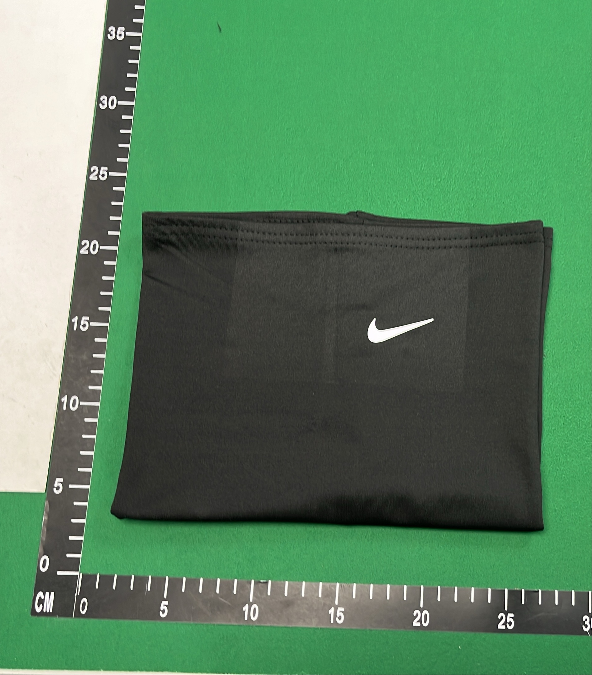 Nike Black Neck Gaiter Face Cover with Swoosh Logo