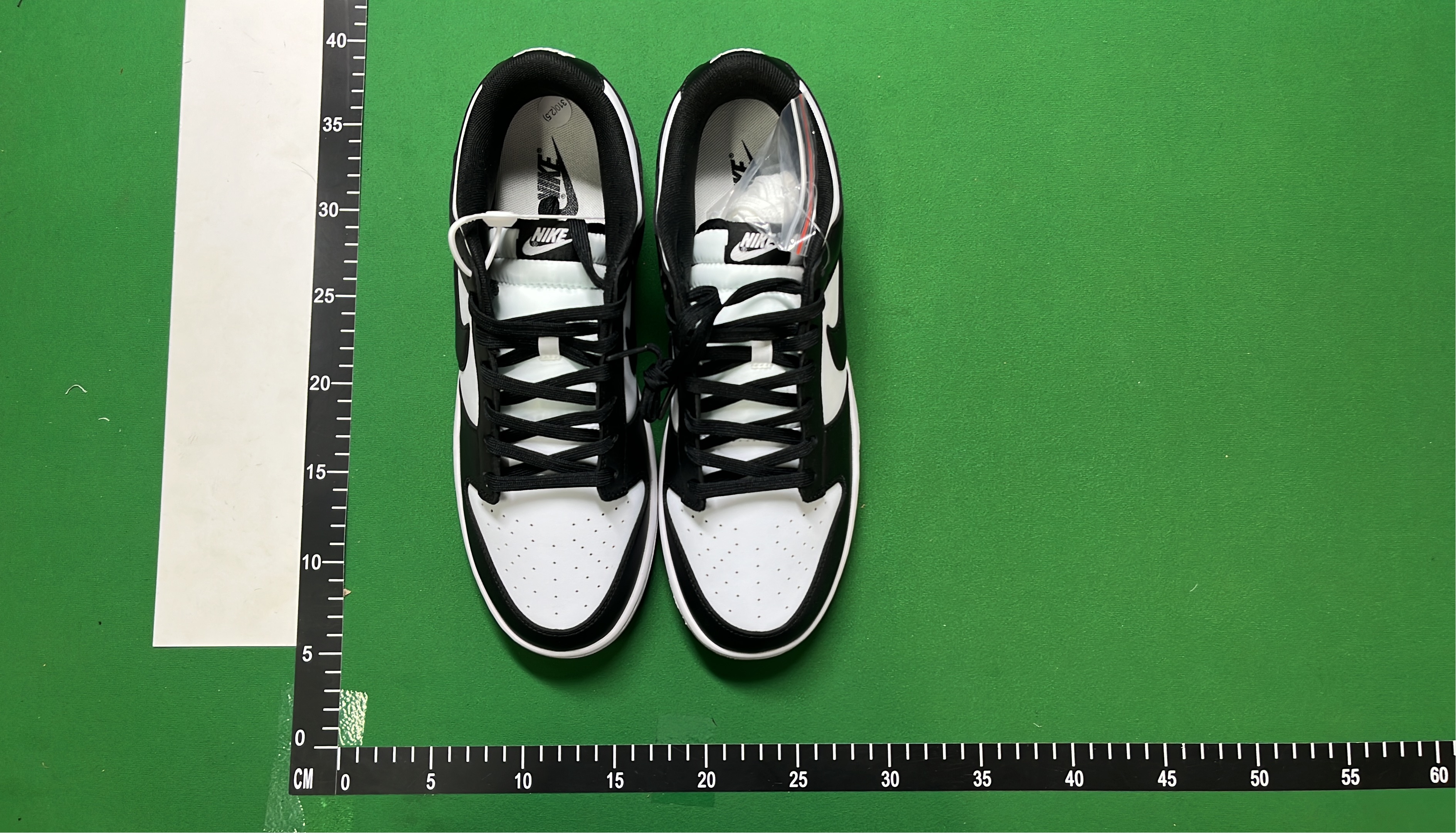 Nike Dunk Low Green White Black Swoosh Sneakers