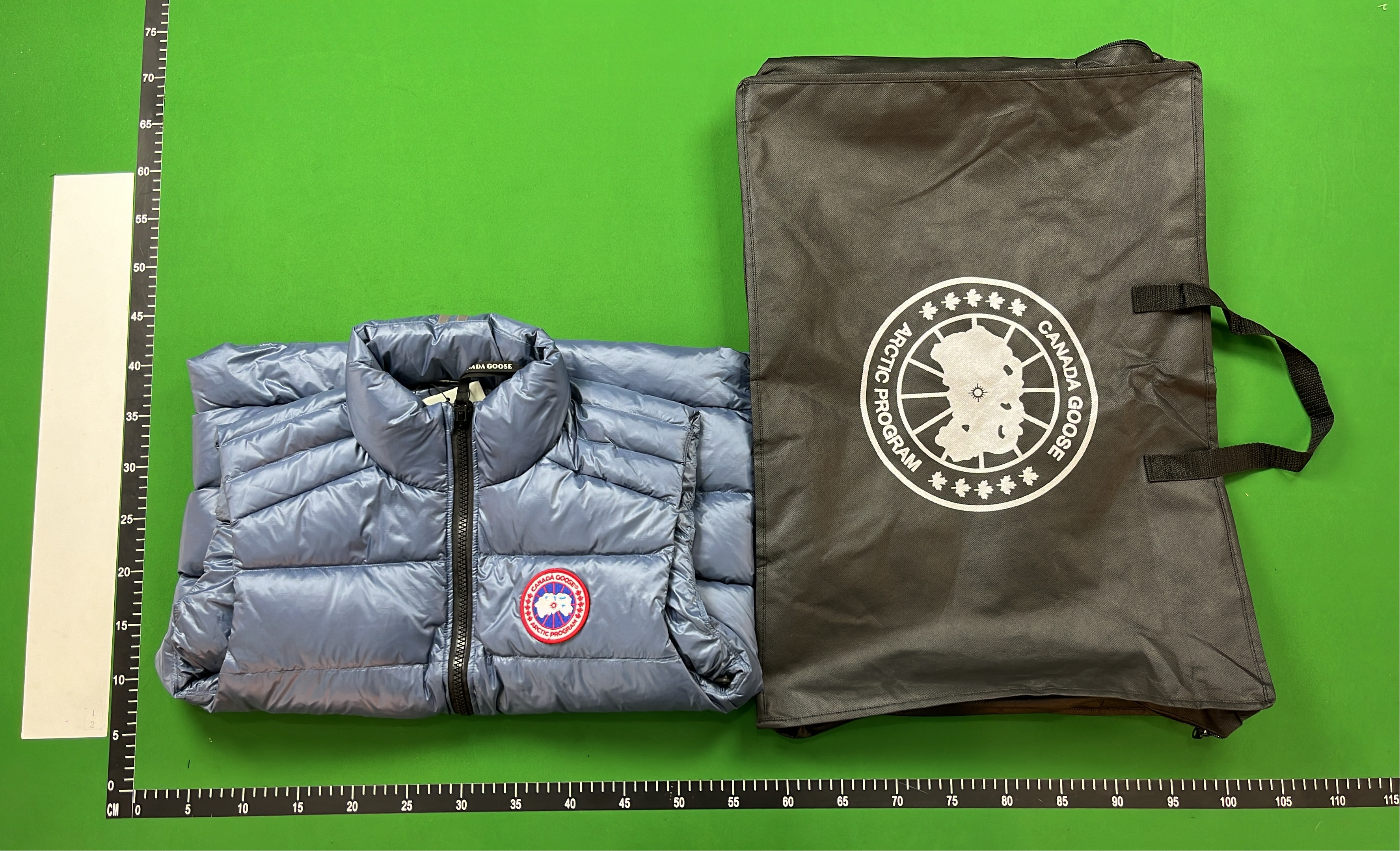 Canada Goose Blue Printed Down Vest for Men