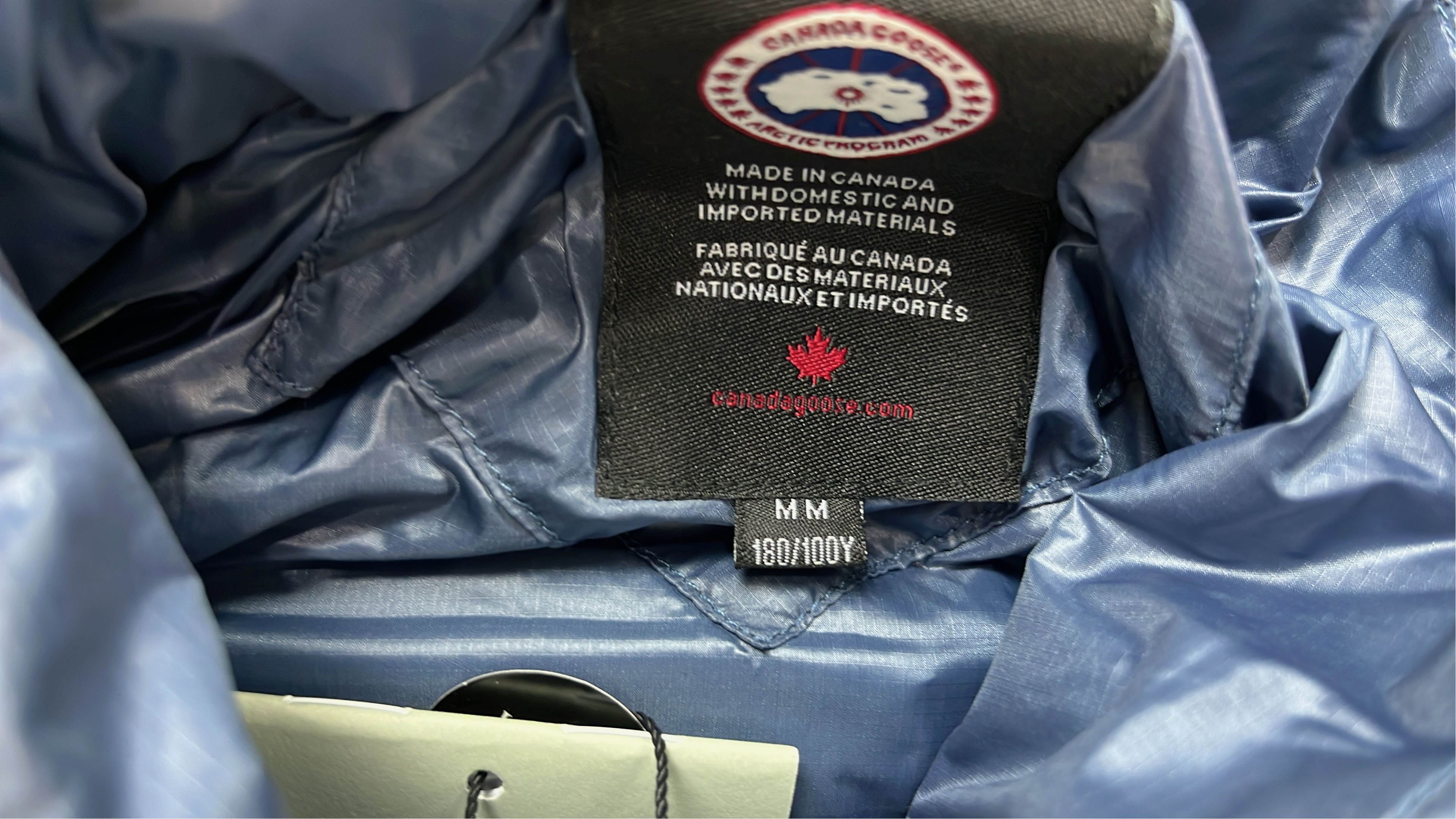 Canada Goose Blue Printed Down Vest for Men