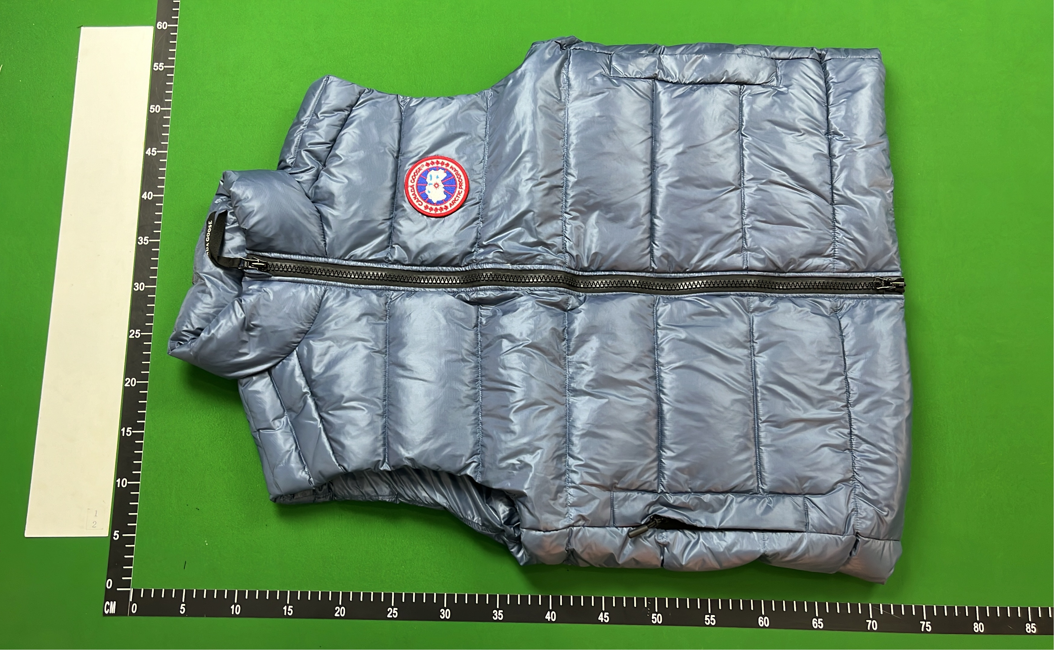 Canada Goose Blue Printed Down Vest for Men
