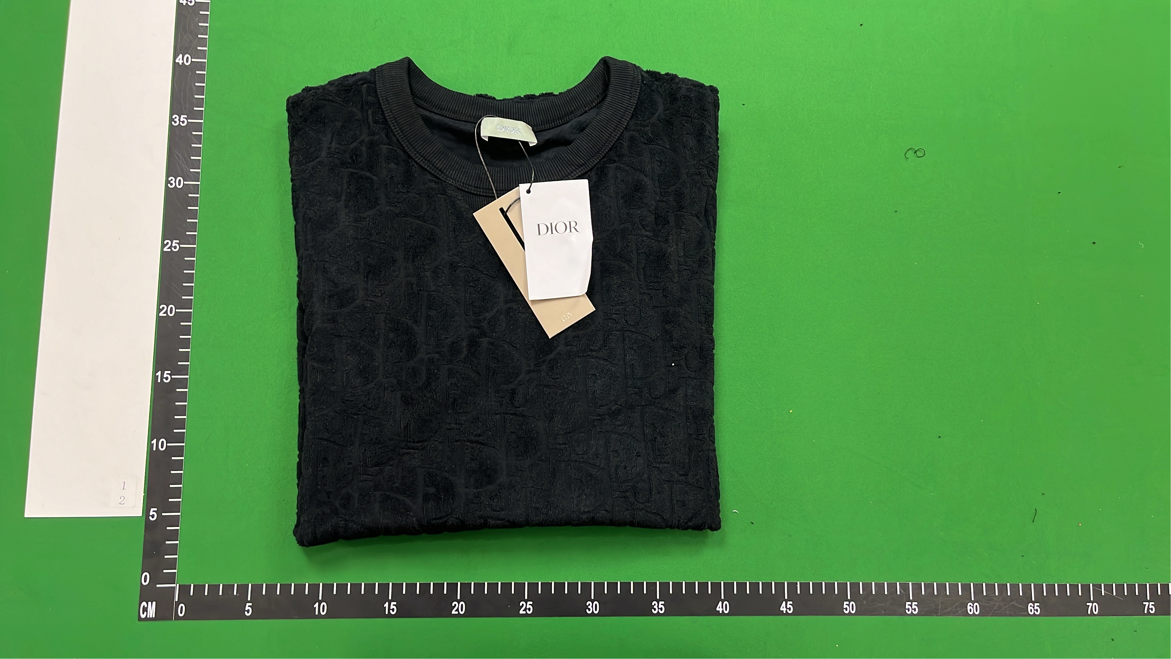 Dior Black Logo Print T-Shirt for Men