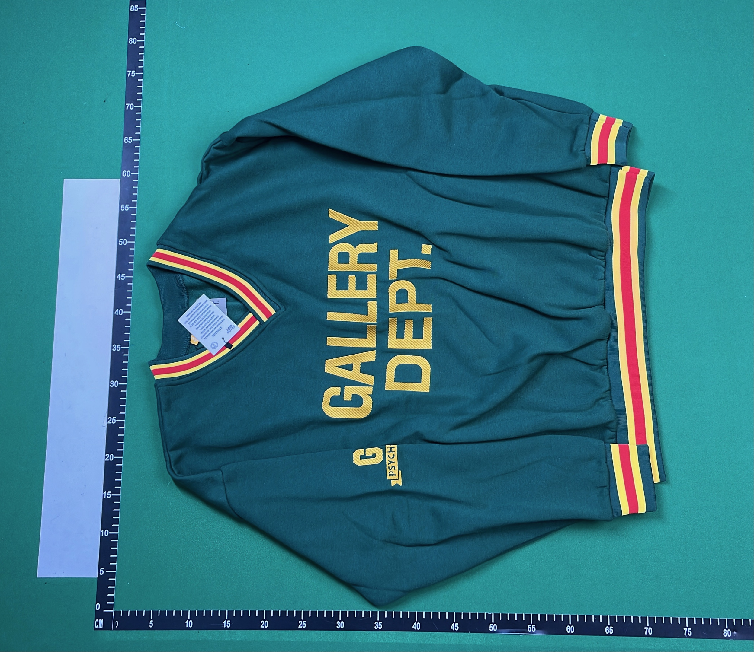 Gallery Dept. V-Neck Sweatshirt with Bold Lettering