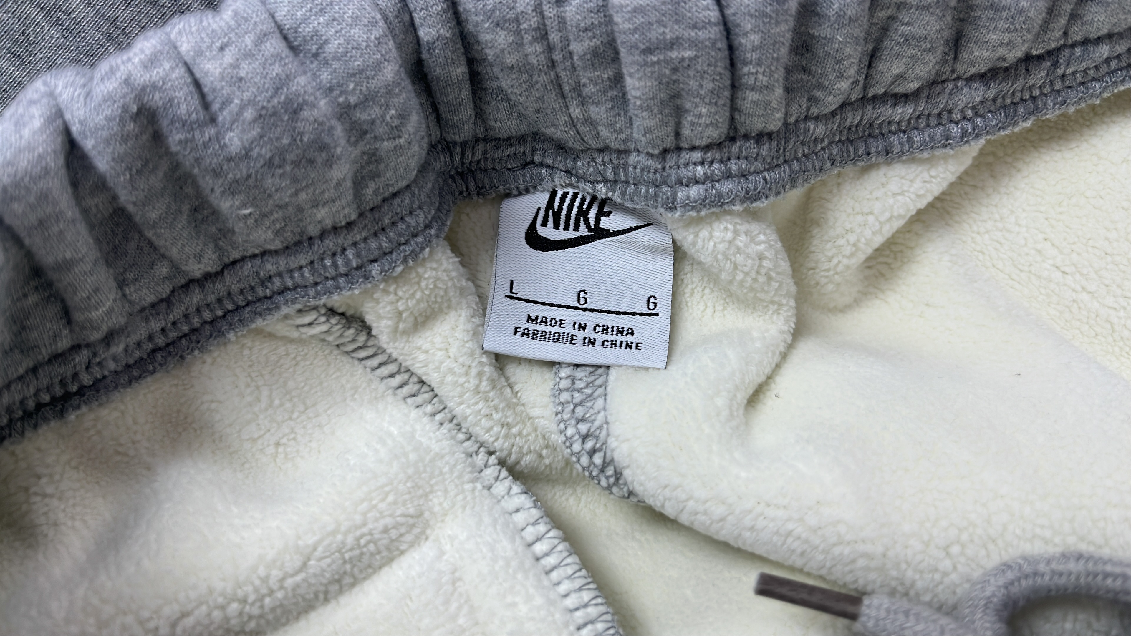 Stussy Logo Sweatpants in Black and Grey