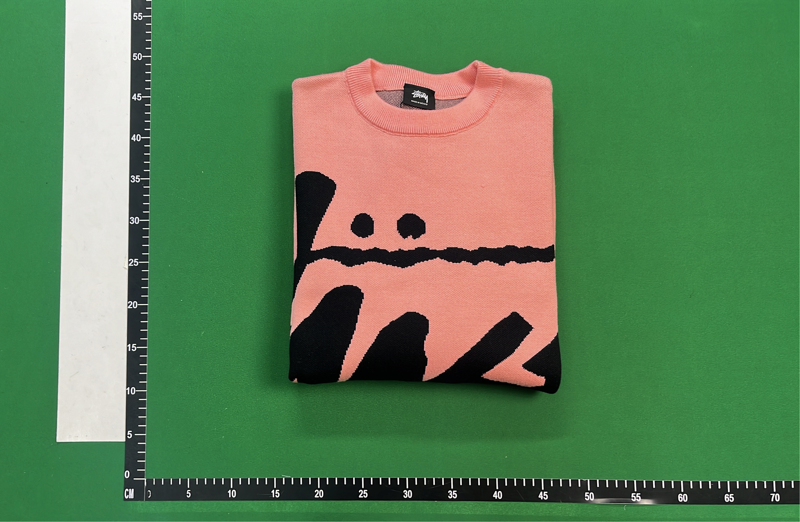Black Dice Pattern Knit Sweater for Men Women