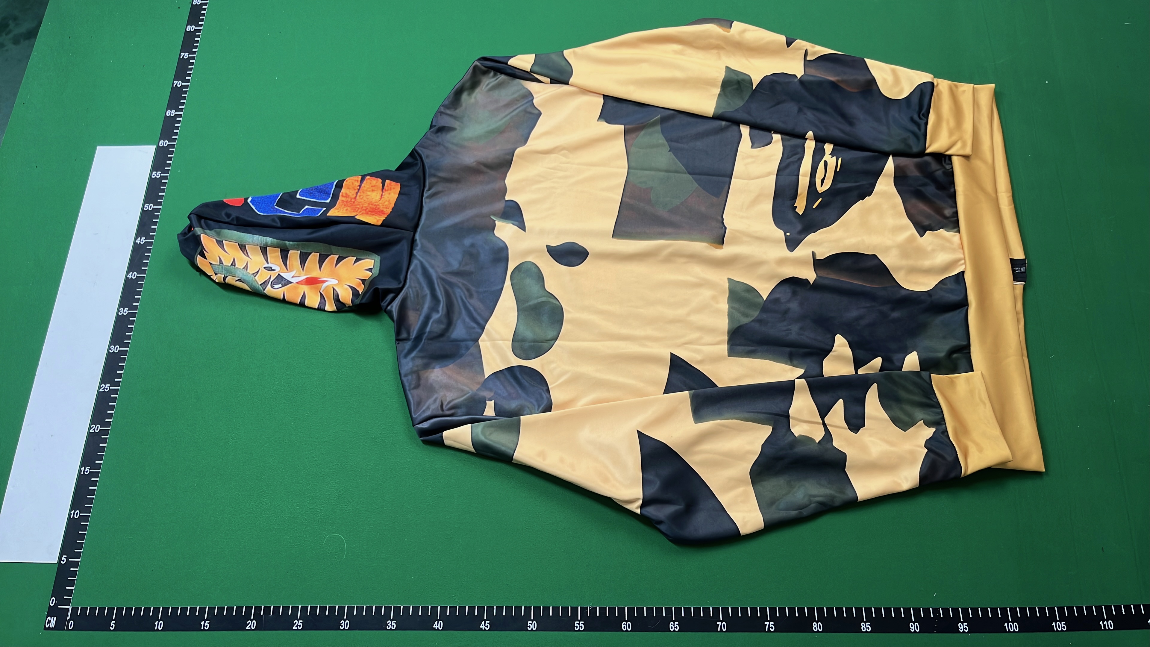 BAPE Shark Hoodie Camouflage Print Zip-Up Sweatshirt