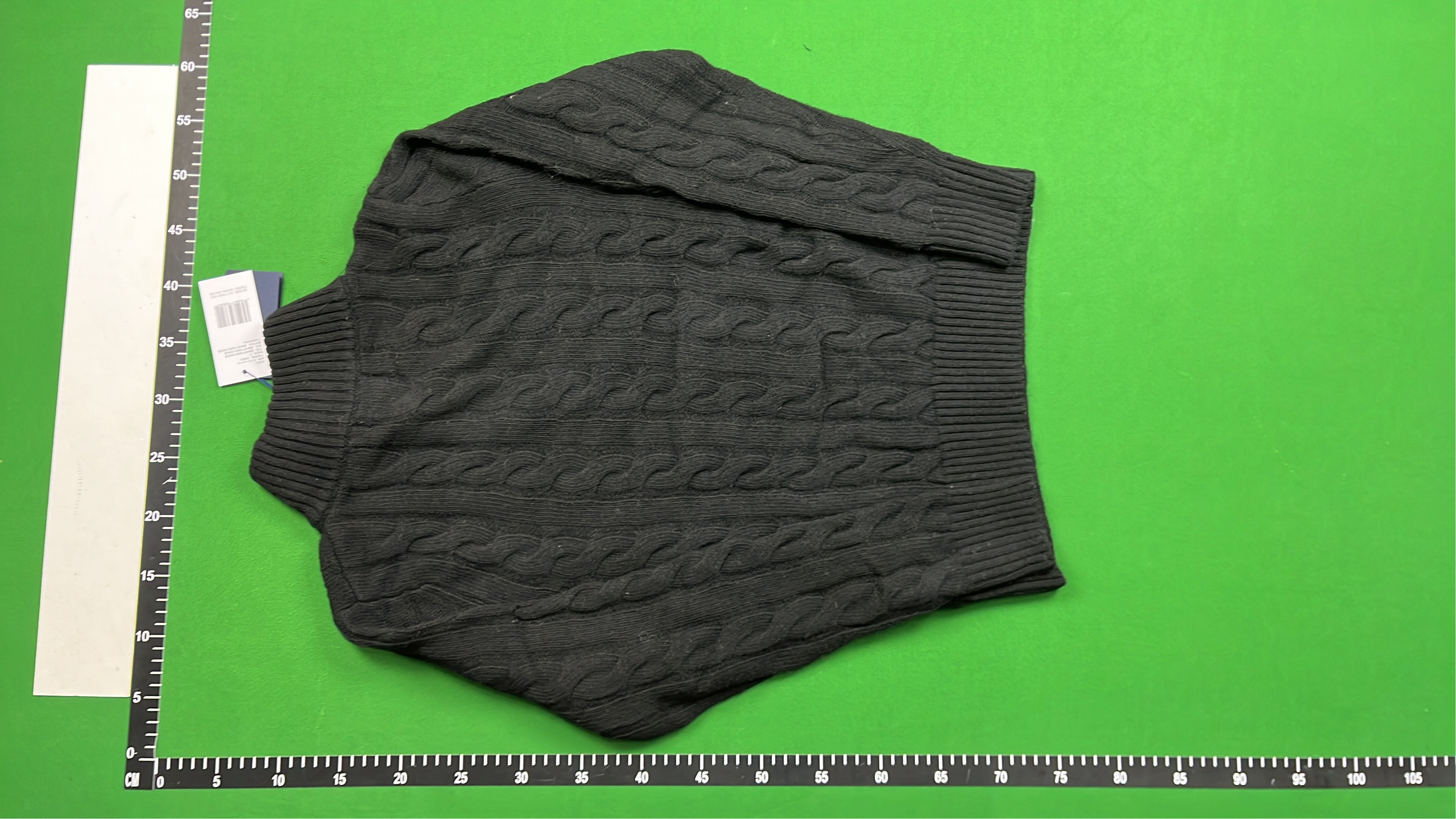 White Cable Knit Zip-Up Sweater for Men