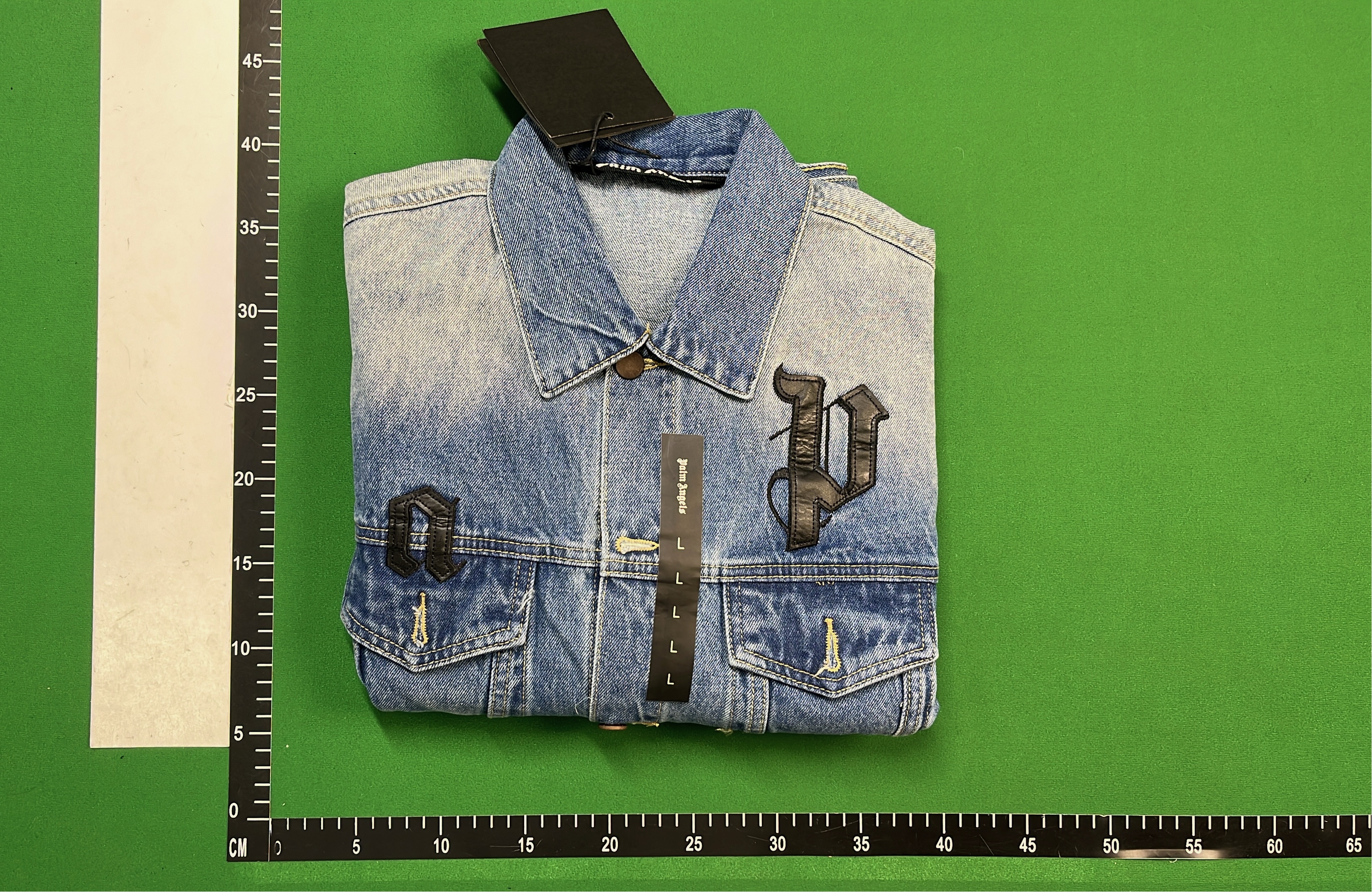 Palm Angels Denim Jacket - Blue & Black Edition