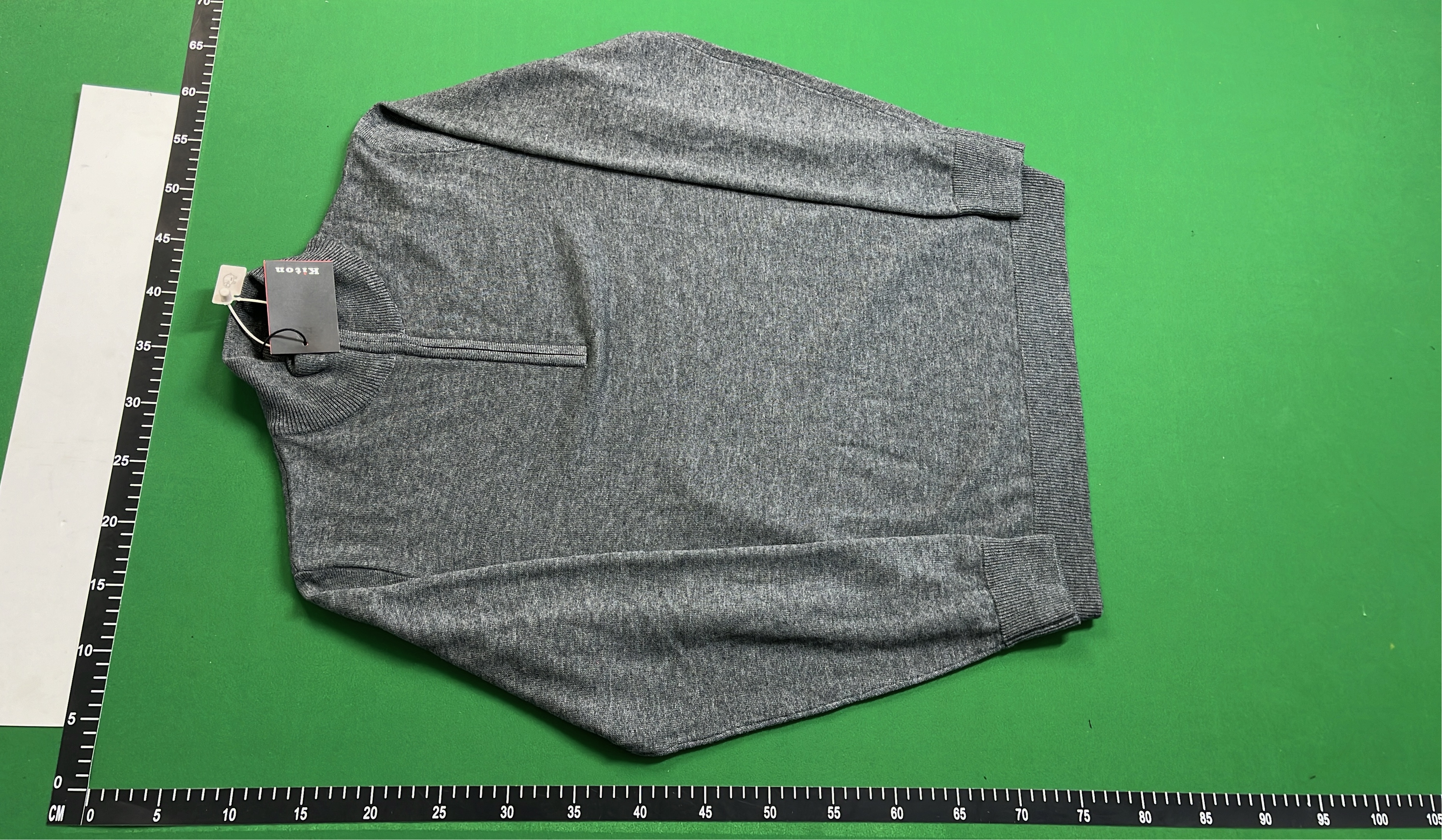 Men's Navy Blue Half-Zip Sweater - Comfortable Knit Pullover