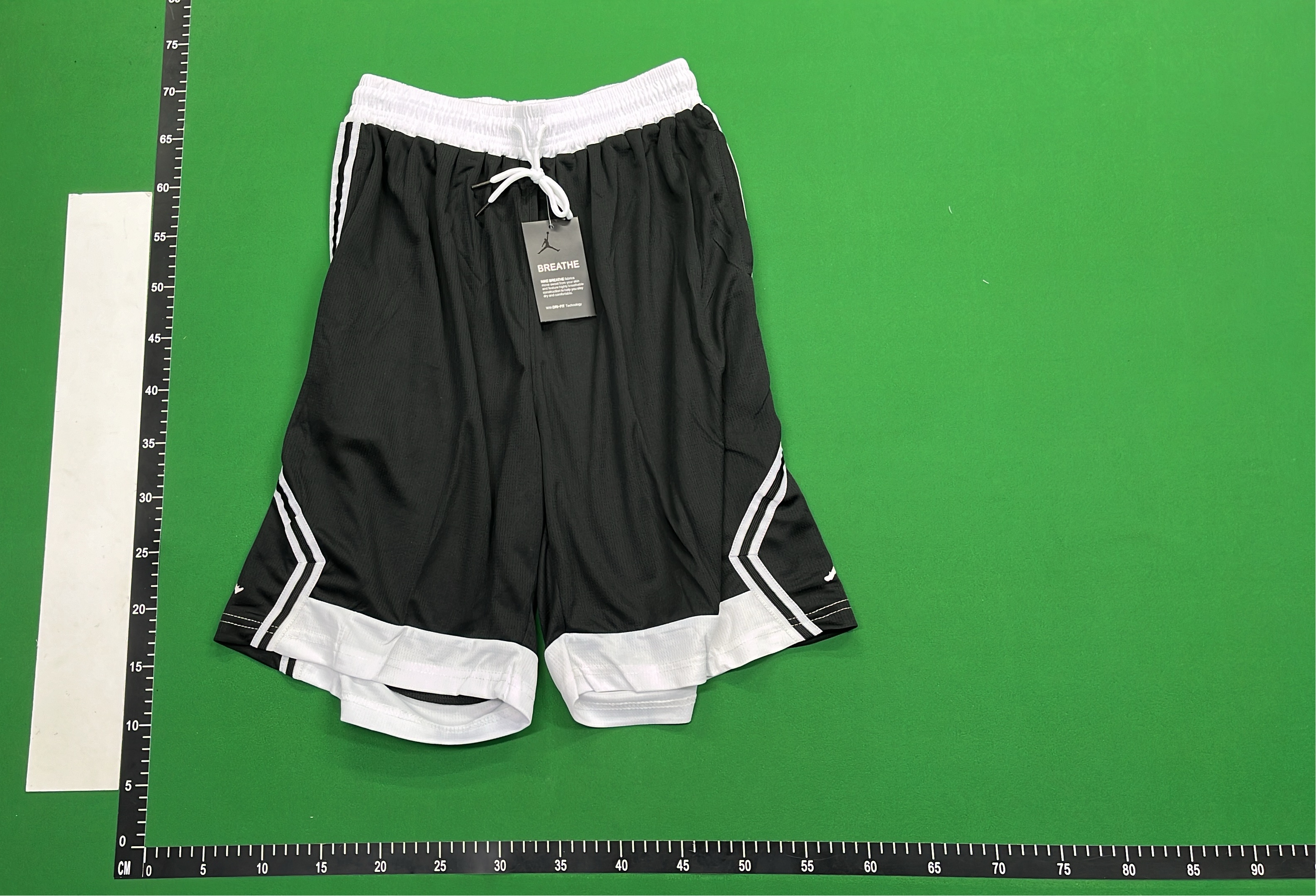 Jordan Basketball Shorts for Men - Black and White Design