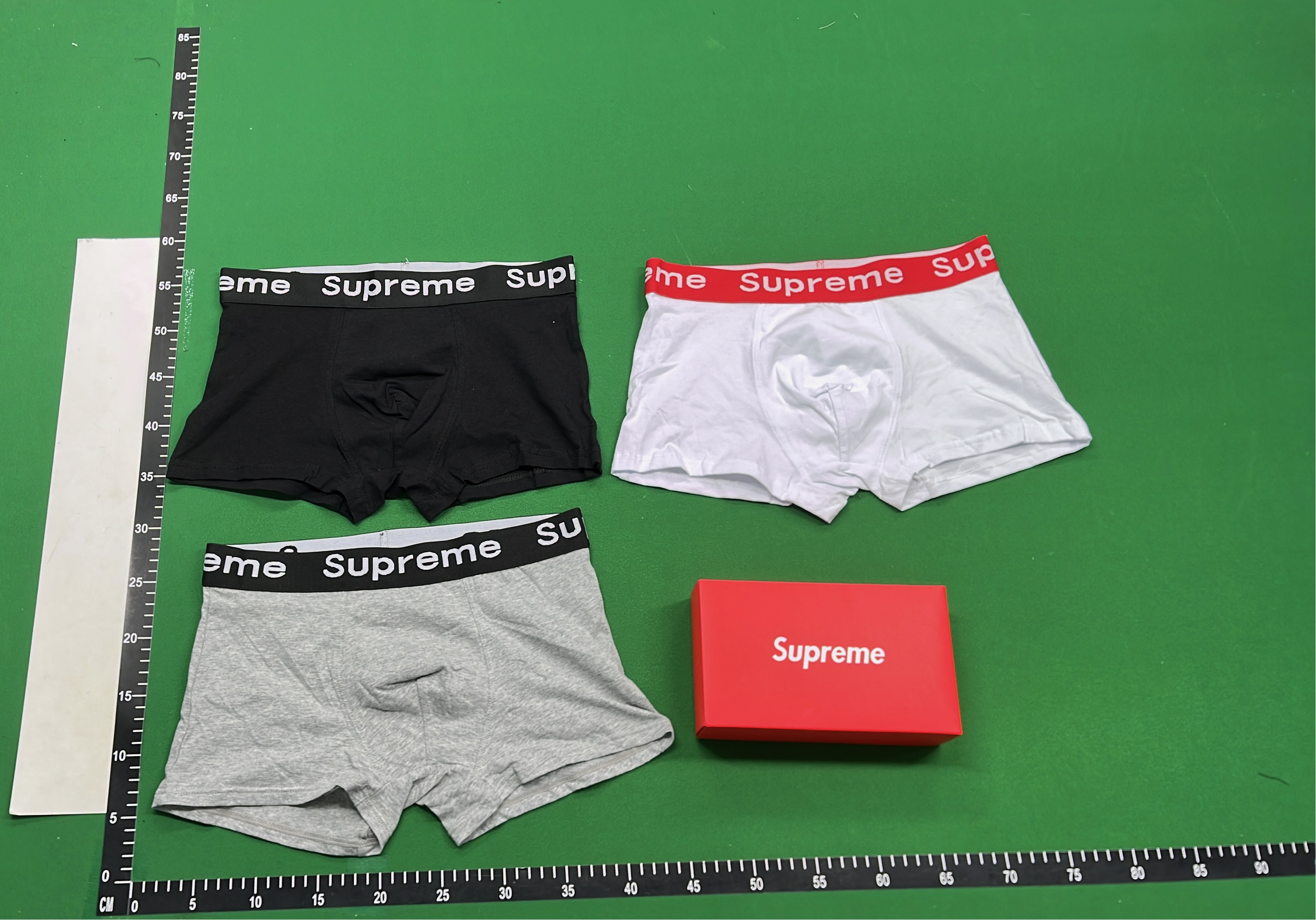 Supreme Men's Boxer Briefs - White, Grey, Black
