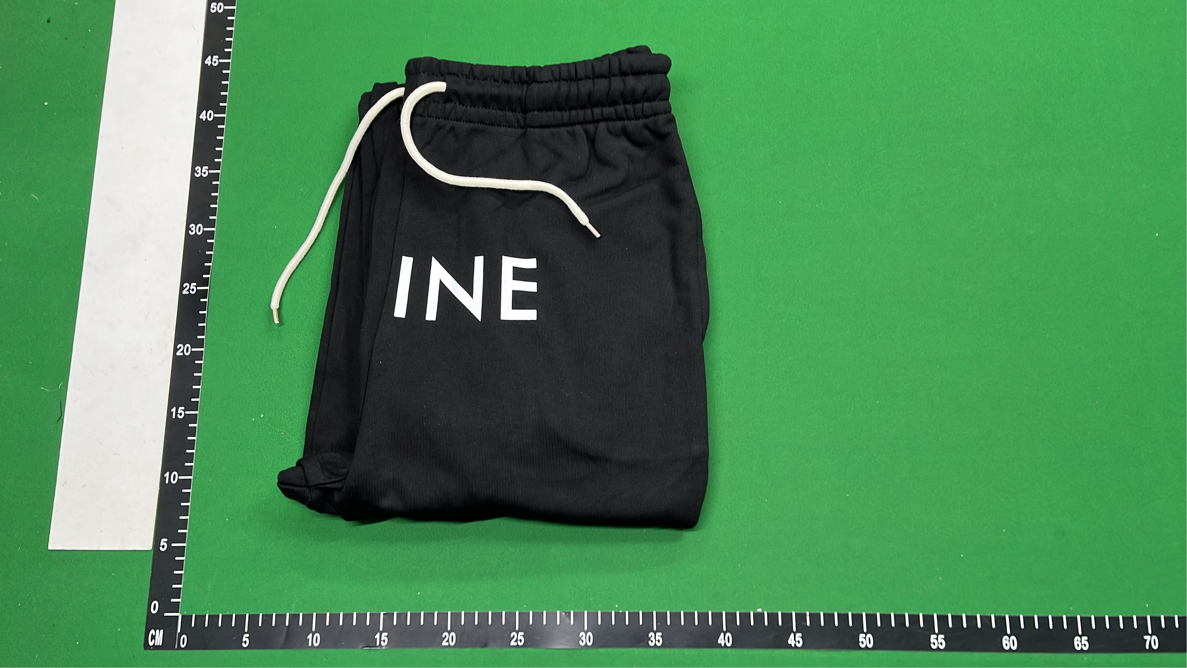 Celine Black Sweatpants with White Logo