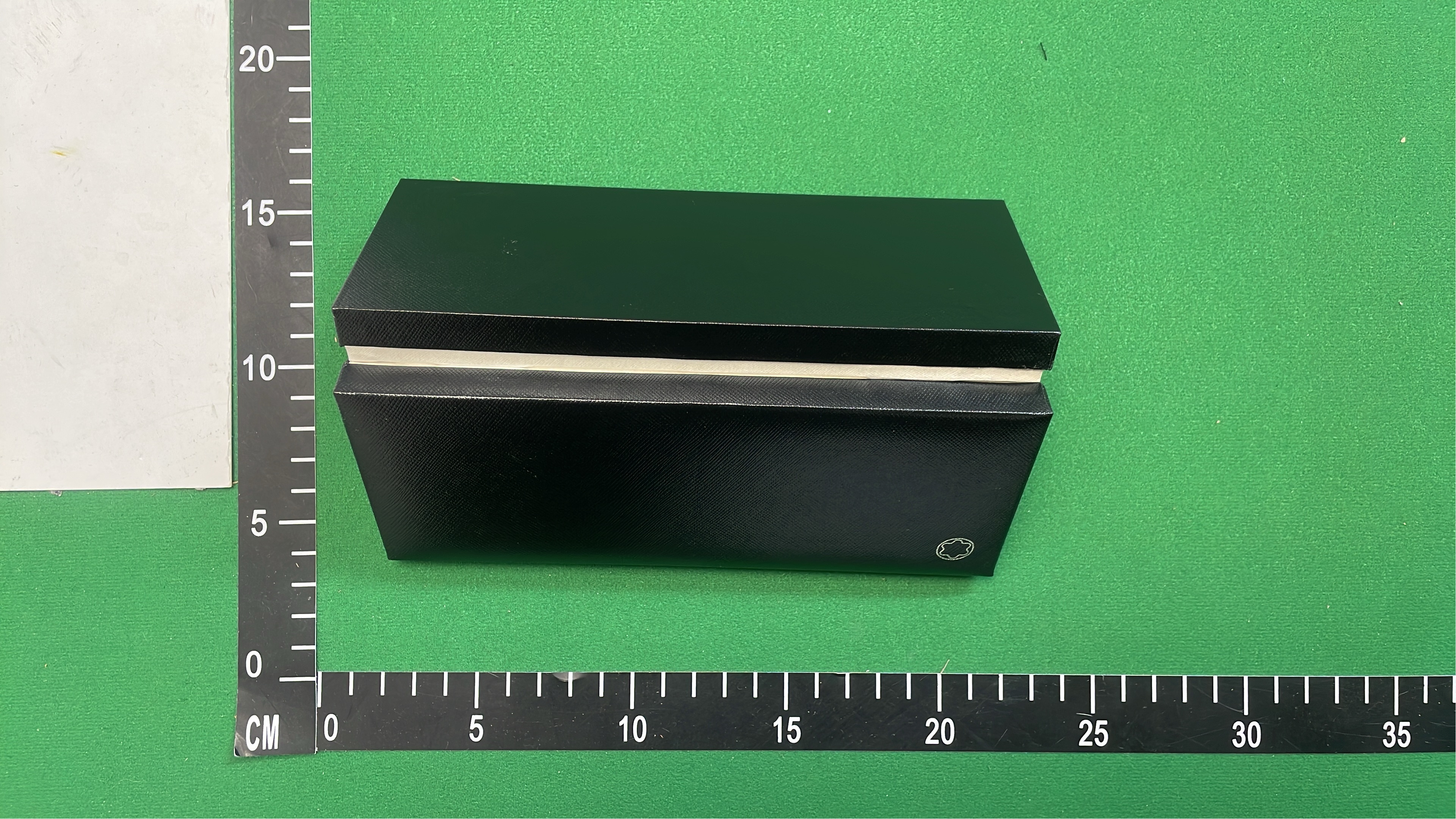 Montblanc Black Lacquer Ballpoint Pen with Silver Trim