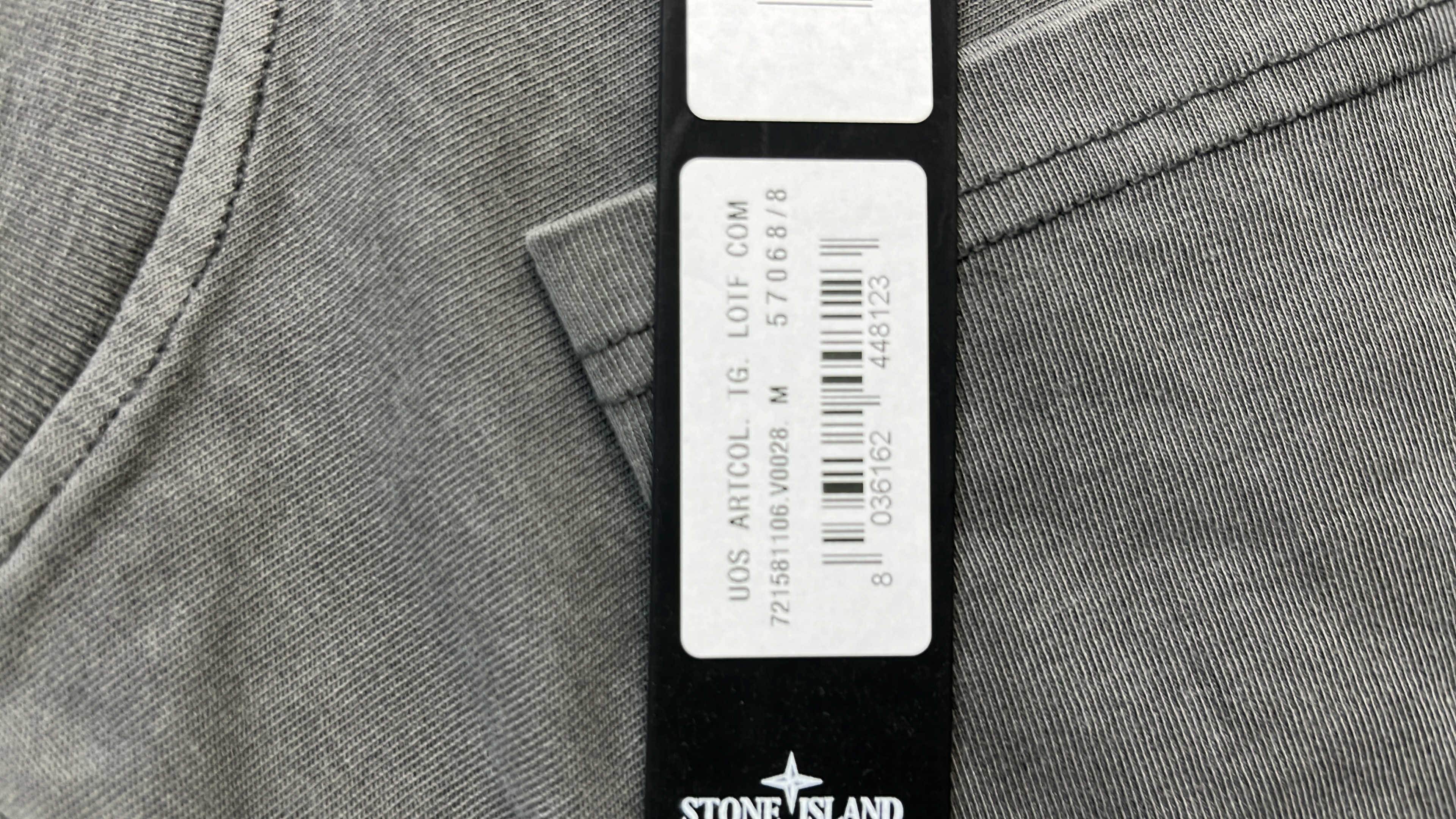 Stone Island T-Shirt with Compass Patch Sleeve