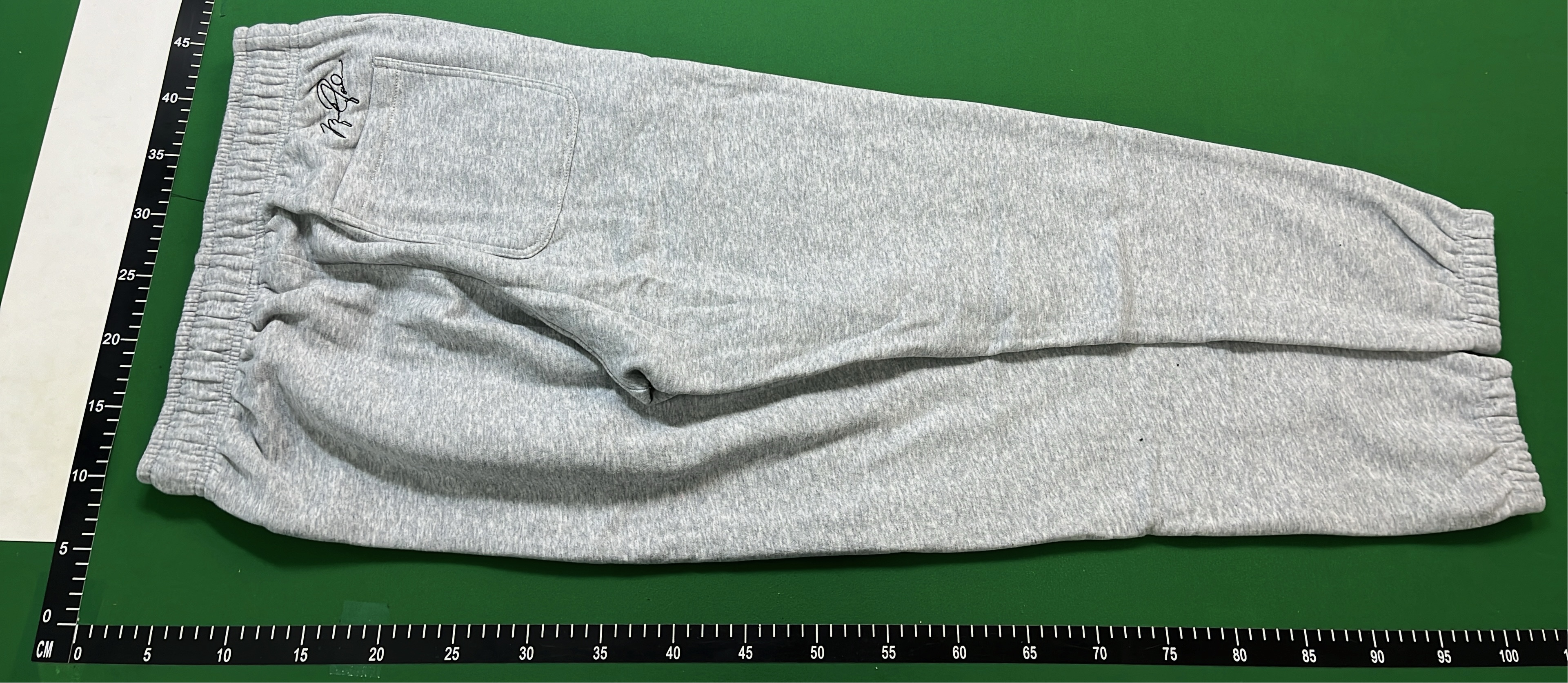 Men's Gray Fleece Jogger Pants with Drawstring Waist