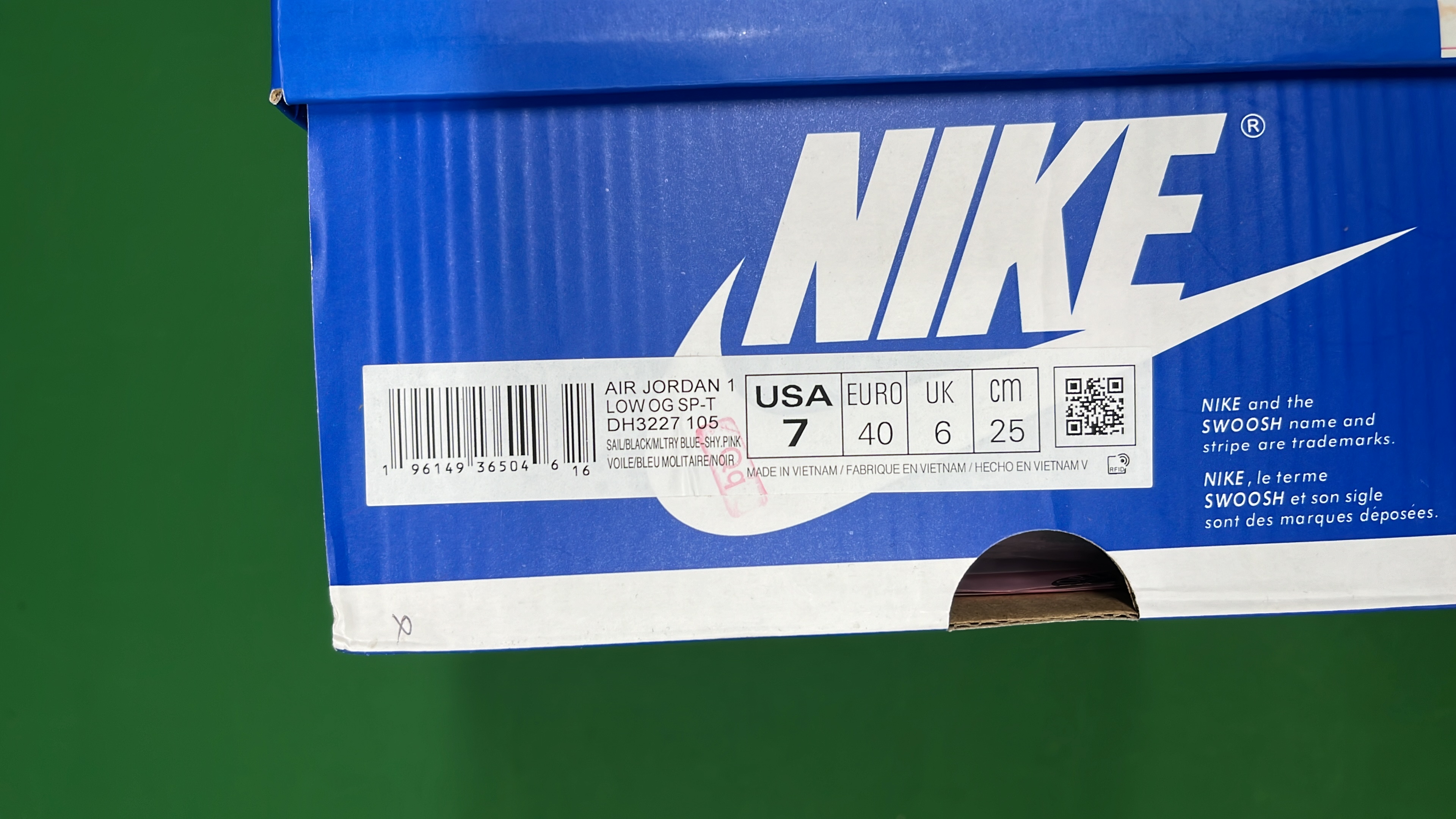 Air Jordan 1 High OG Blue White Black Sneakers
