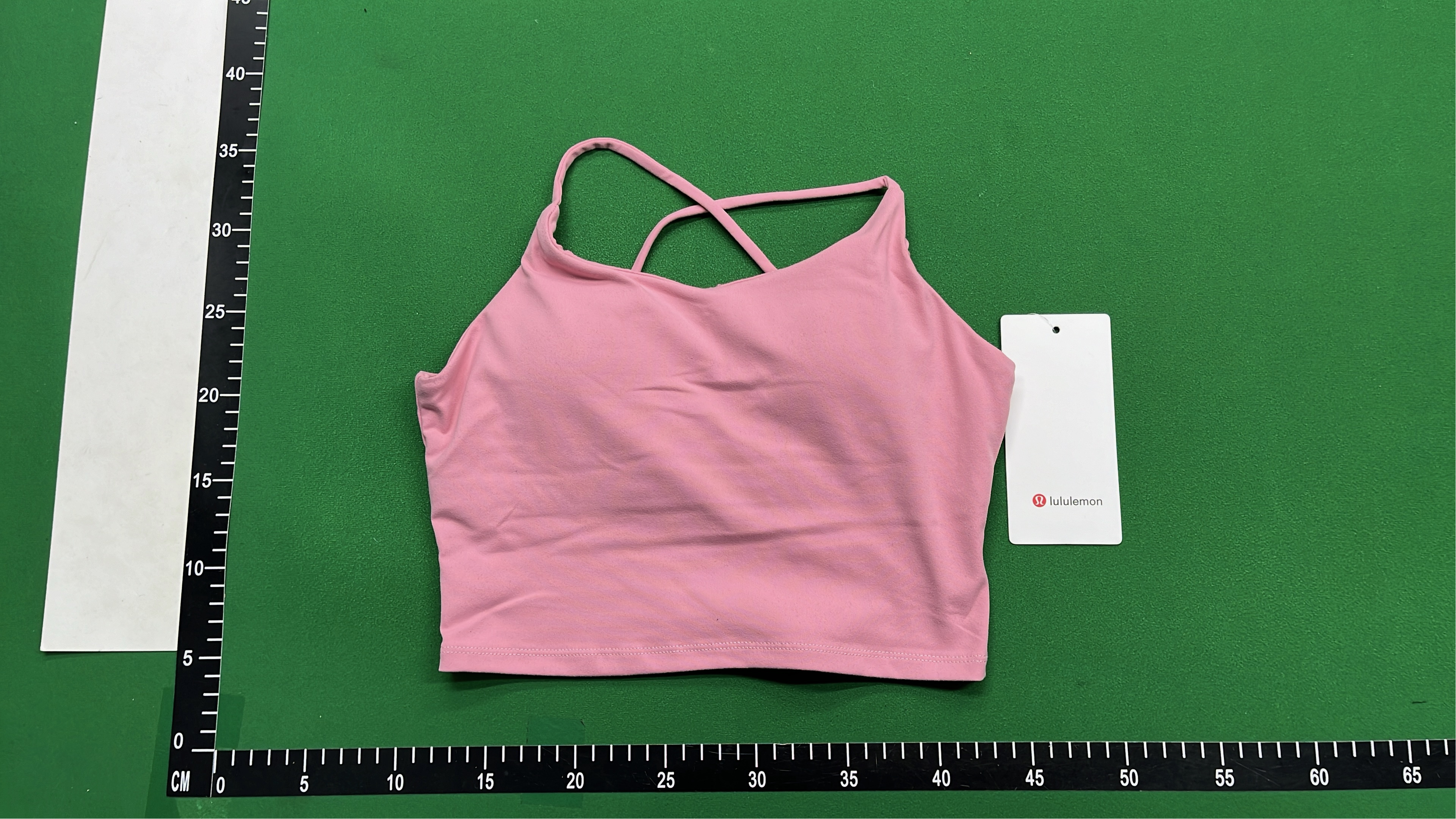 Light Blue Sports Bra for Women, Cross Back Design