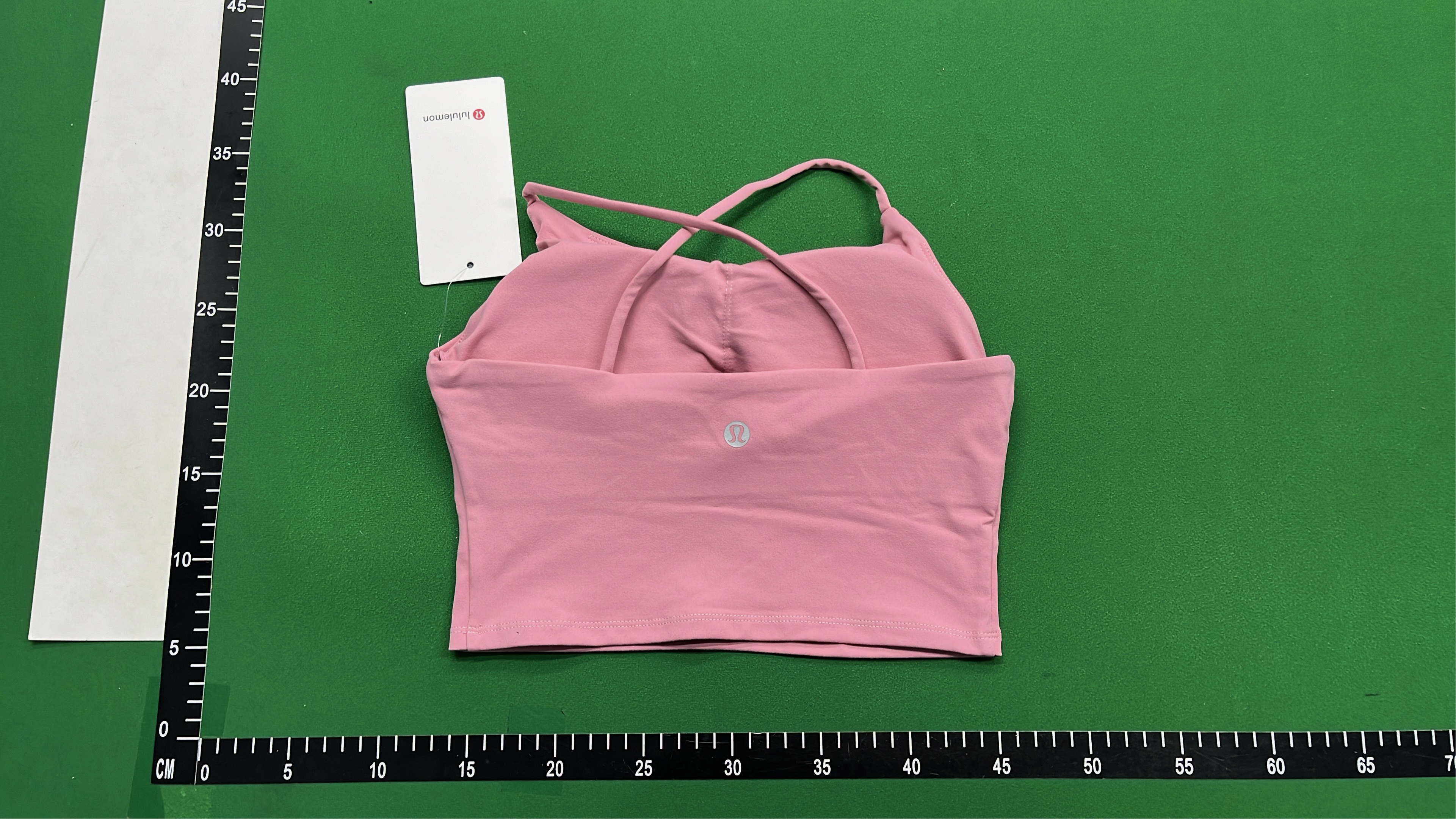 Light Blue Sports Bra for Women, Cross Back Design