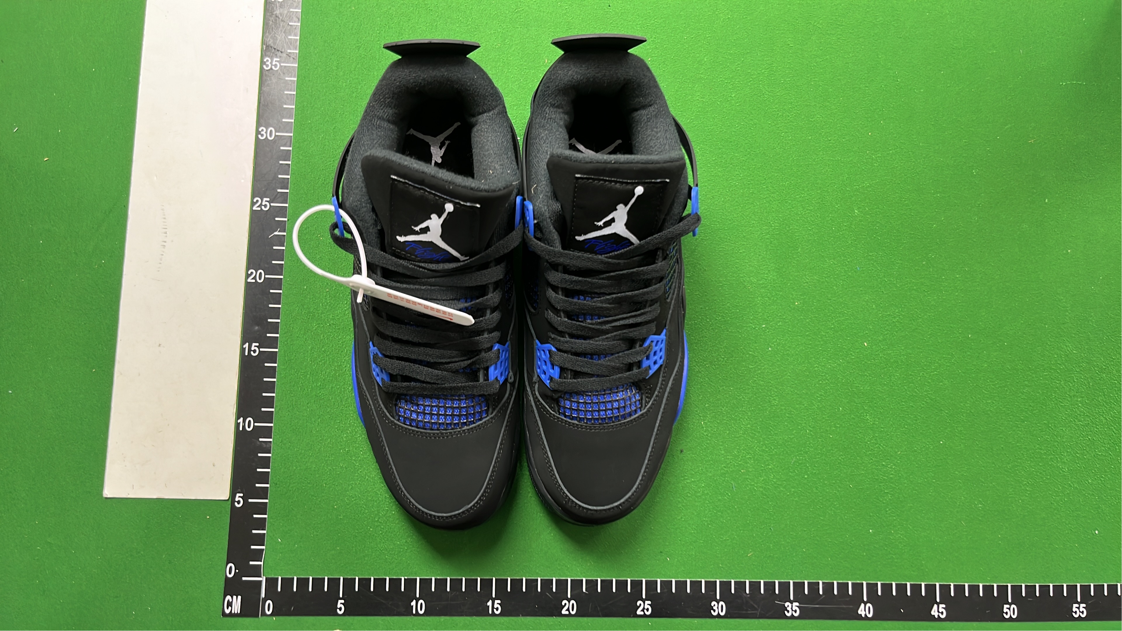 Air Jordan 4 Retro Black Blue Men's Sneakers