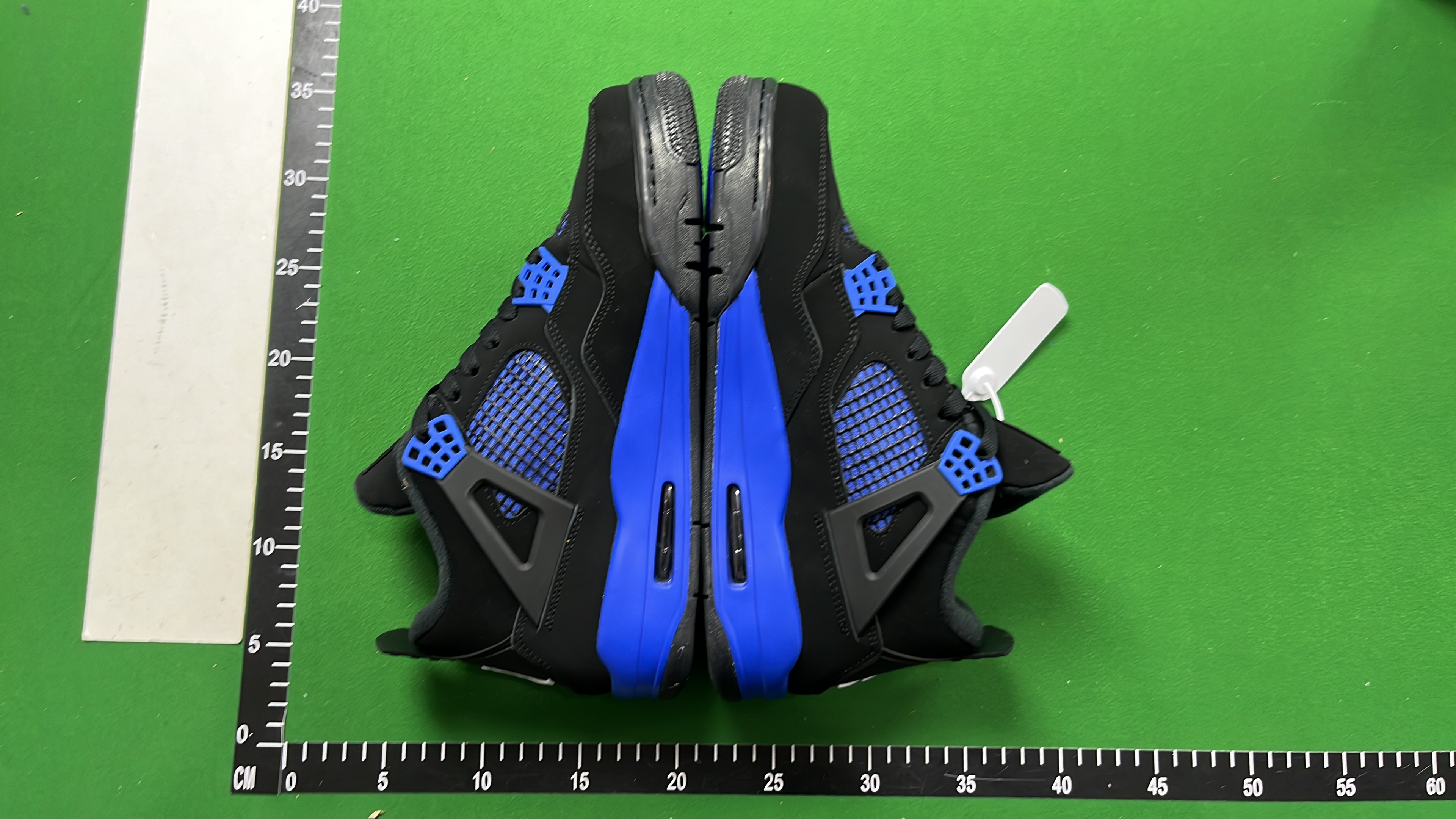 Air Jordan 4 Retro Black Blue Men's Sneakers