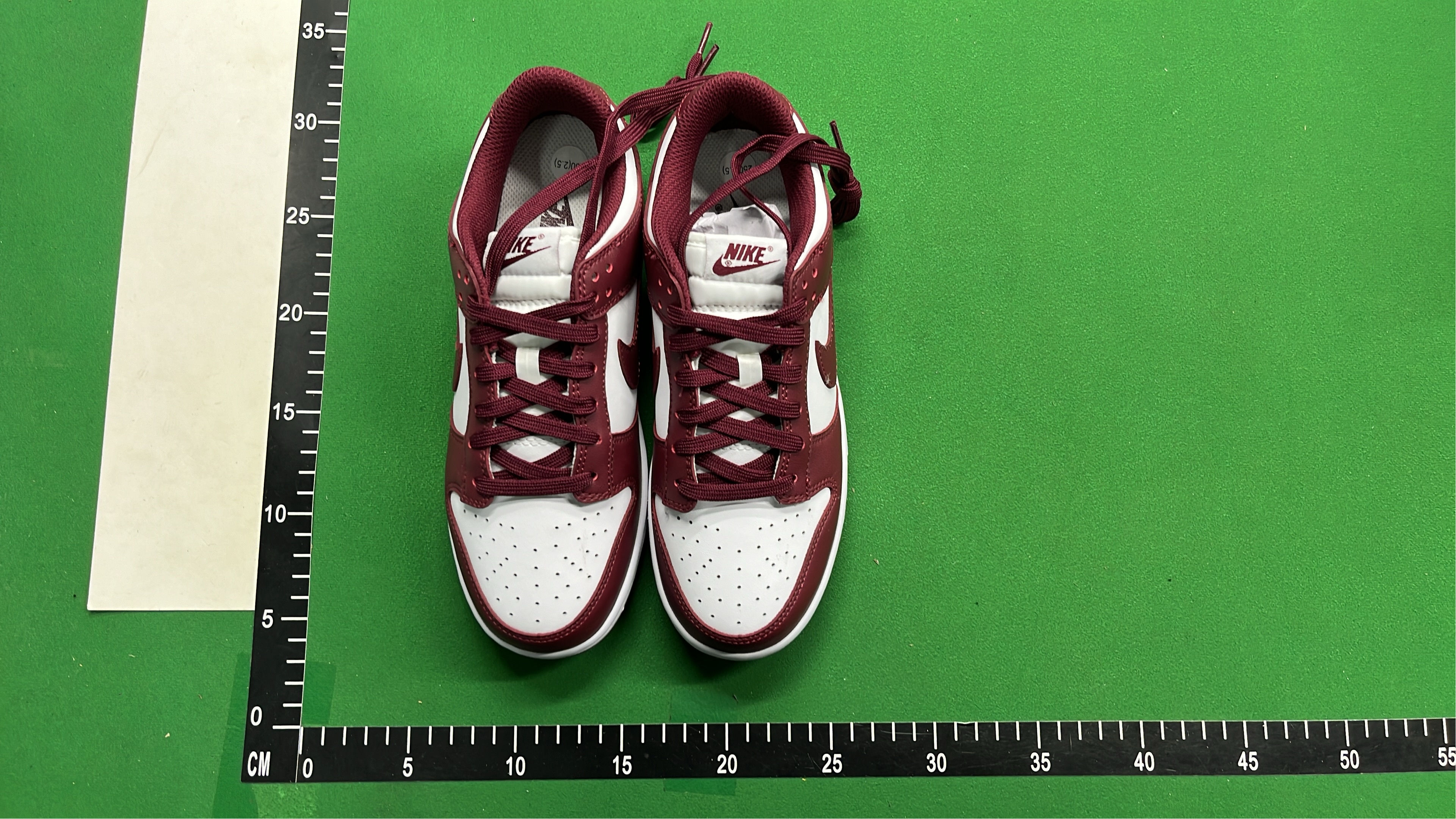 Nike Dunk Low Wine Red White Sneakers