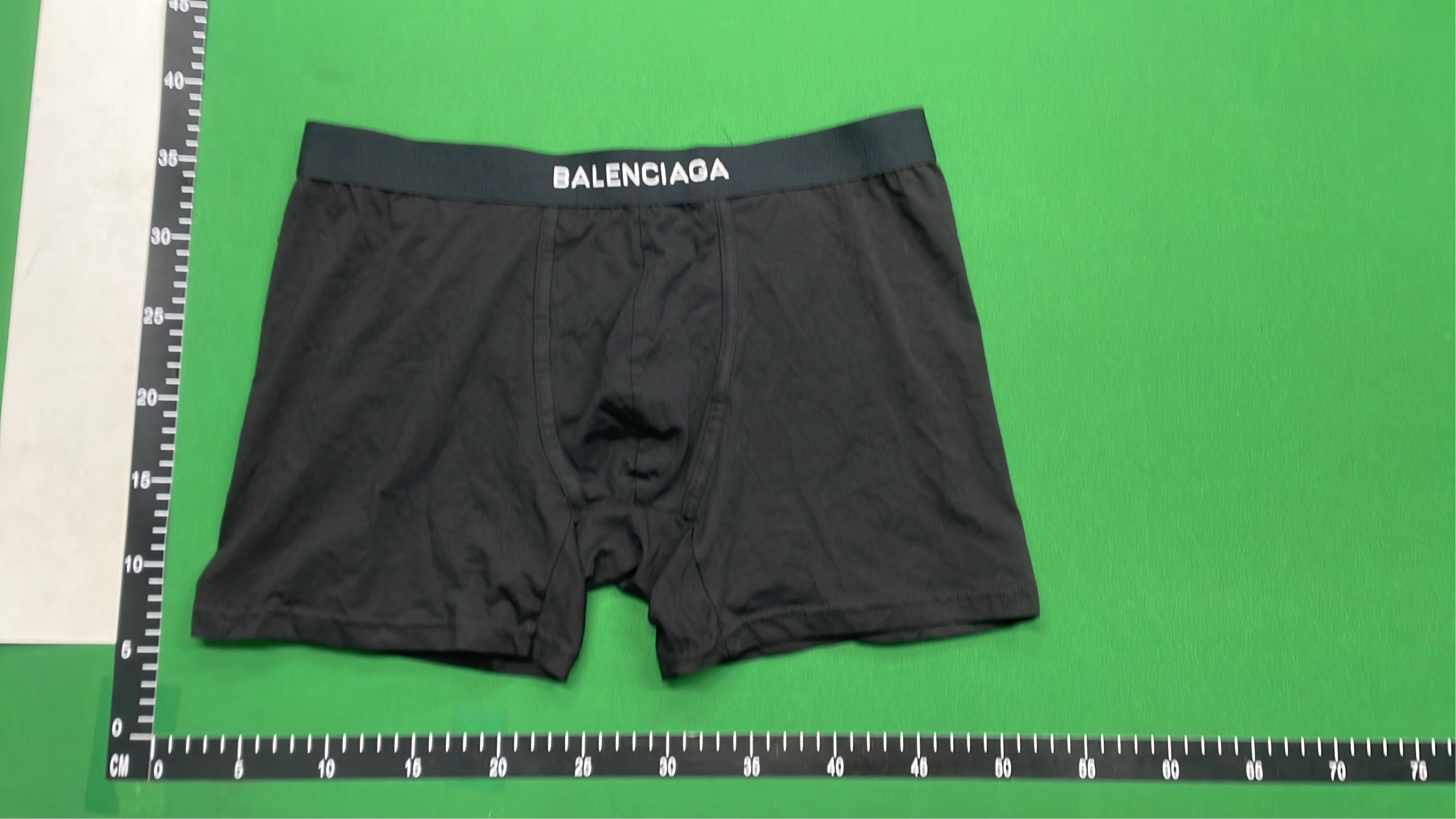 Balenciaga Men's Black Underwear Set - Logo Waistband