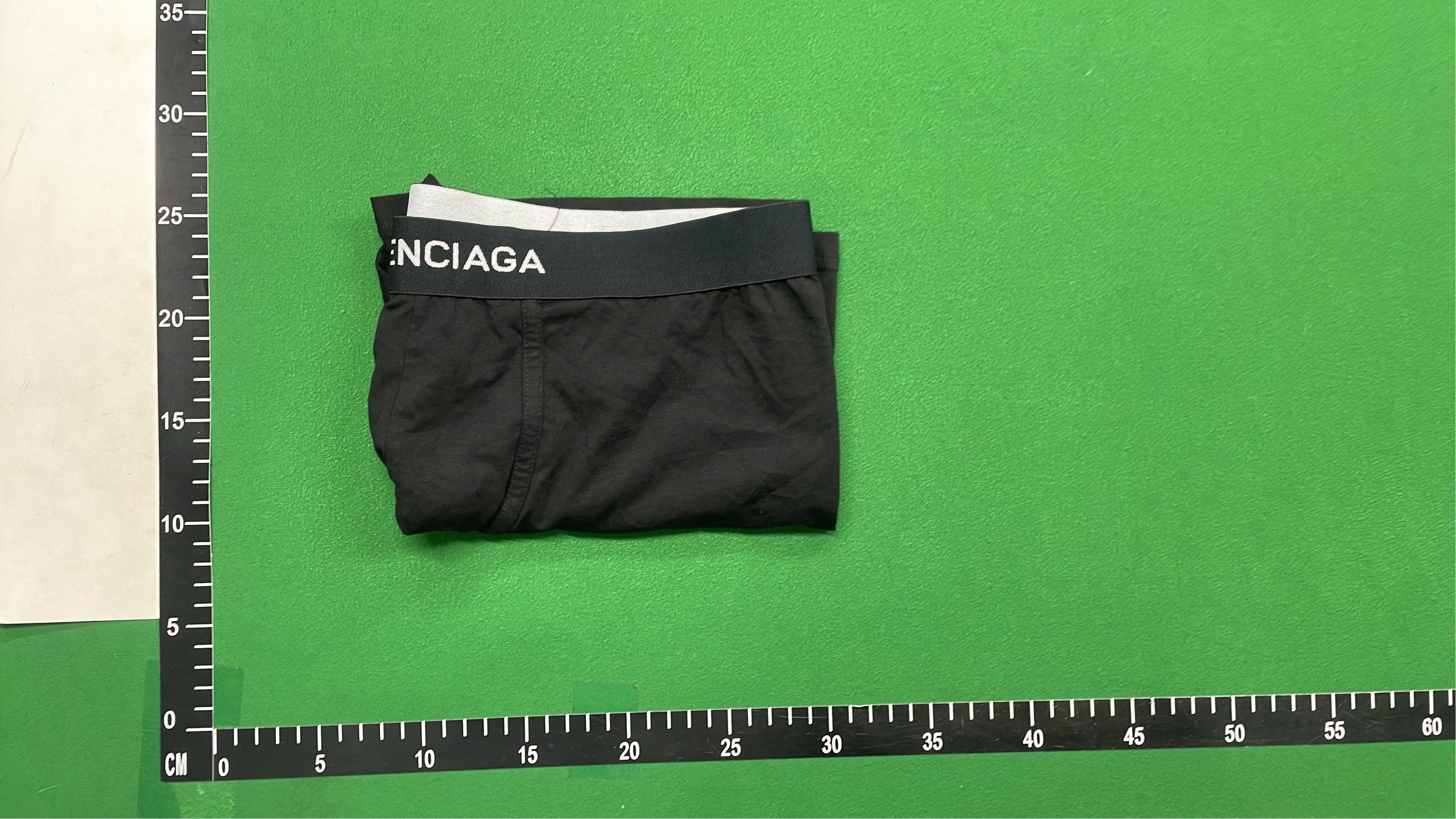 Balenciaga Men's Black Underwear Set - Logo Waistband