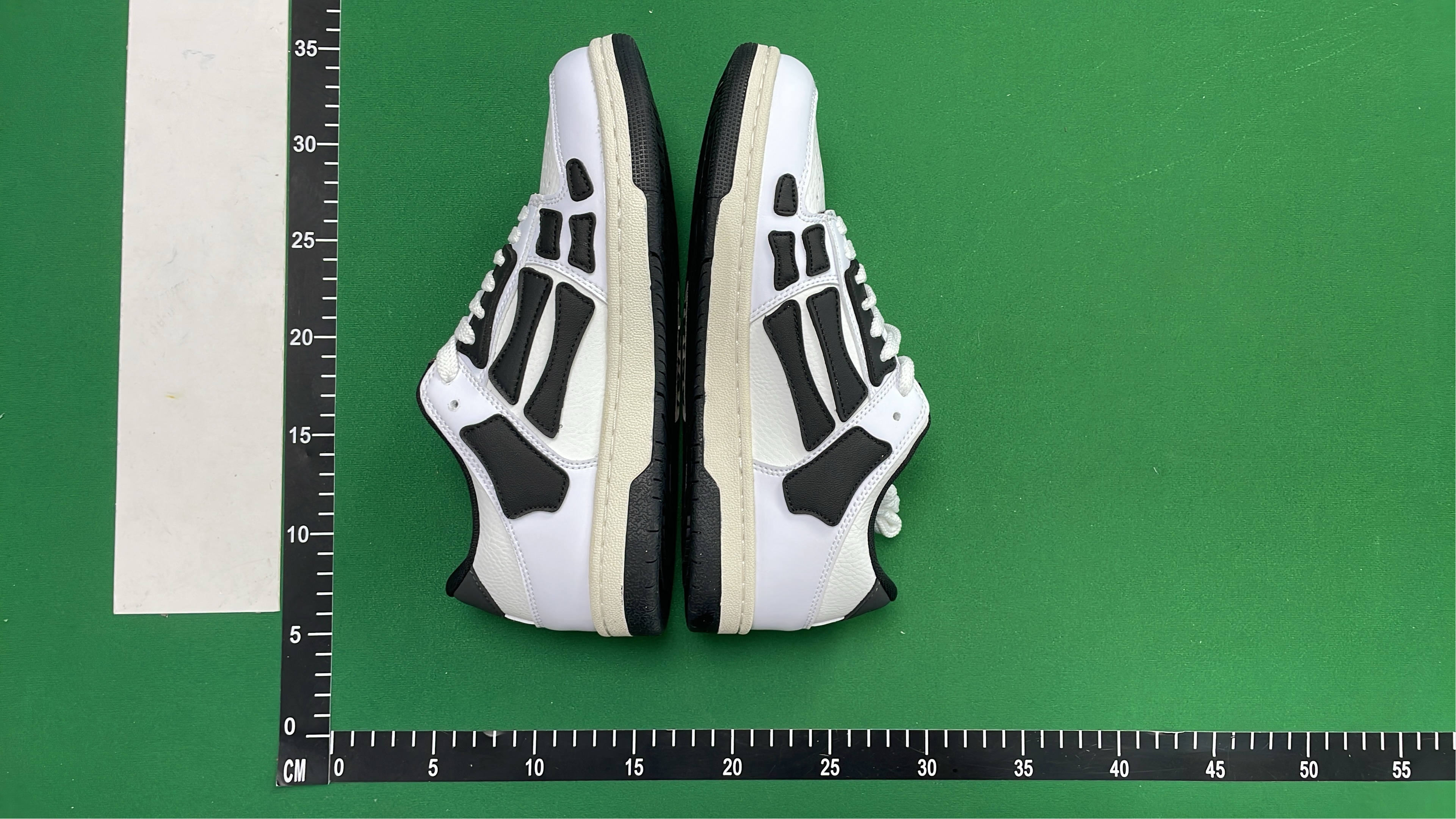 AMIRI White Leather Sneakers with Bold Color Accents