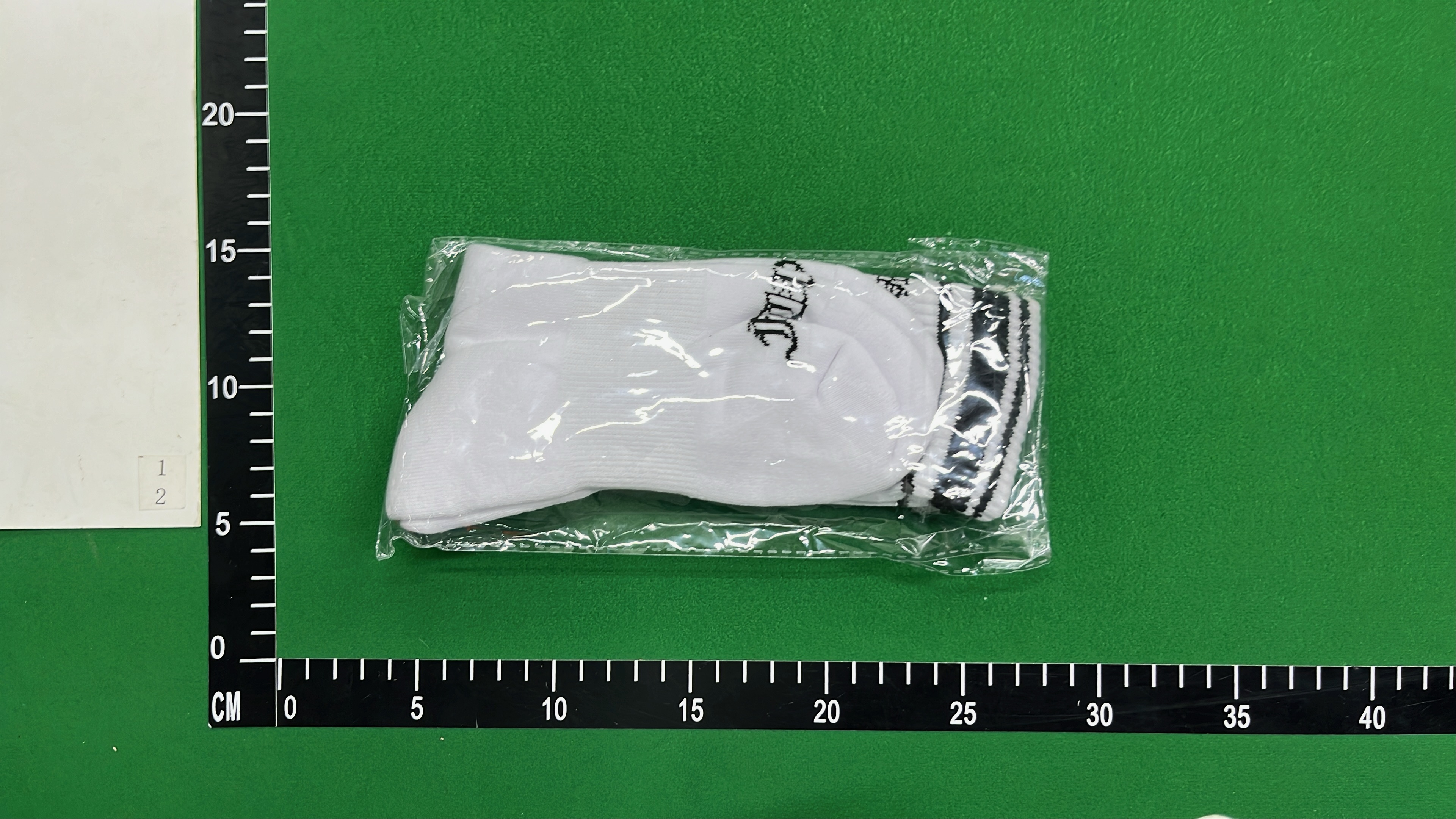 Chrome Hearts Socks with Striped Cuffs and Embroidered Logo