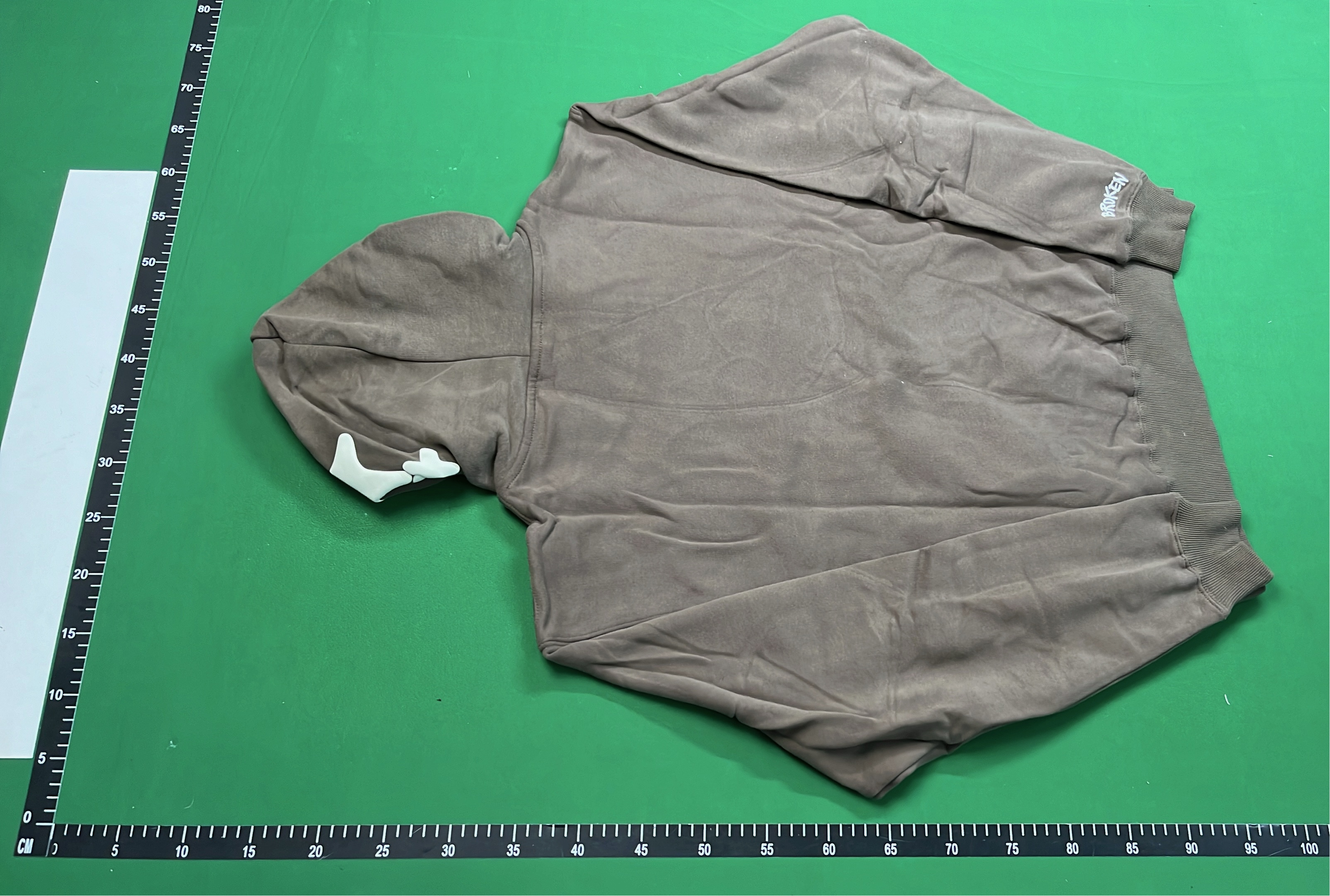 Out of Sight Brown Hoodie with Moon and Star Design