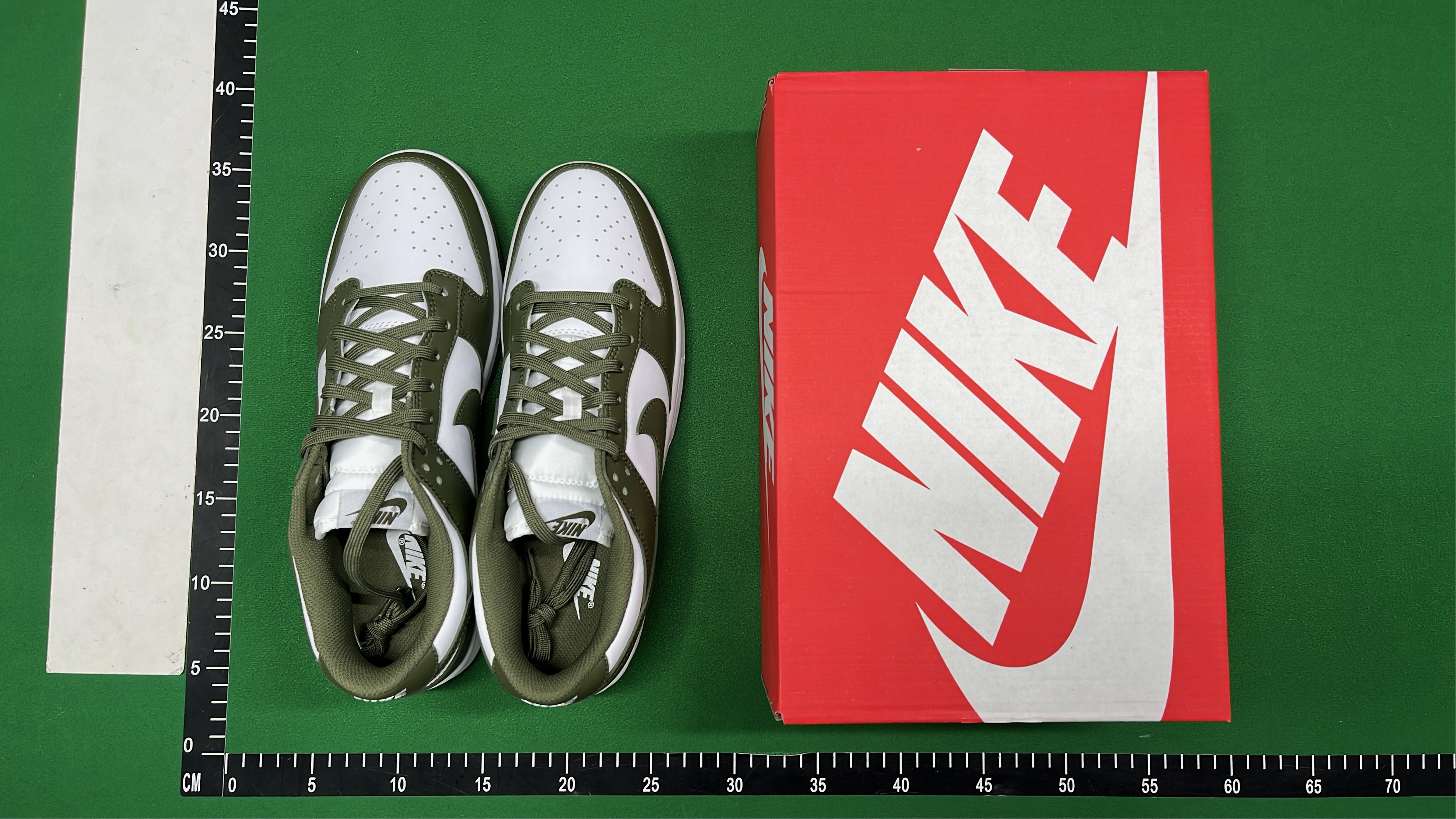 Nike Dunk Low Olive Green White Sneakers