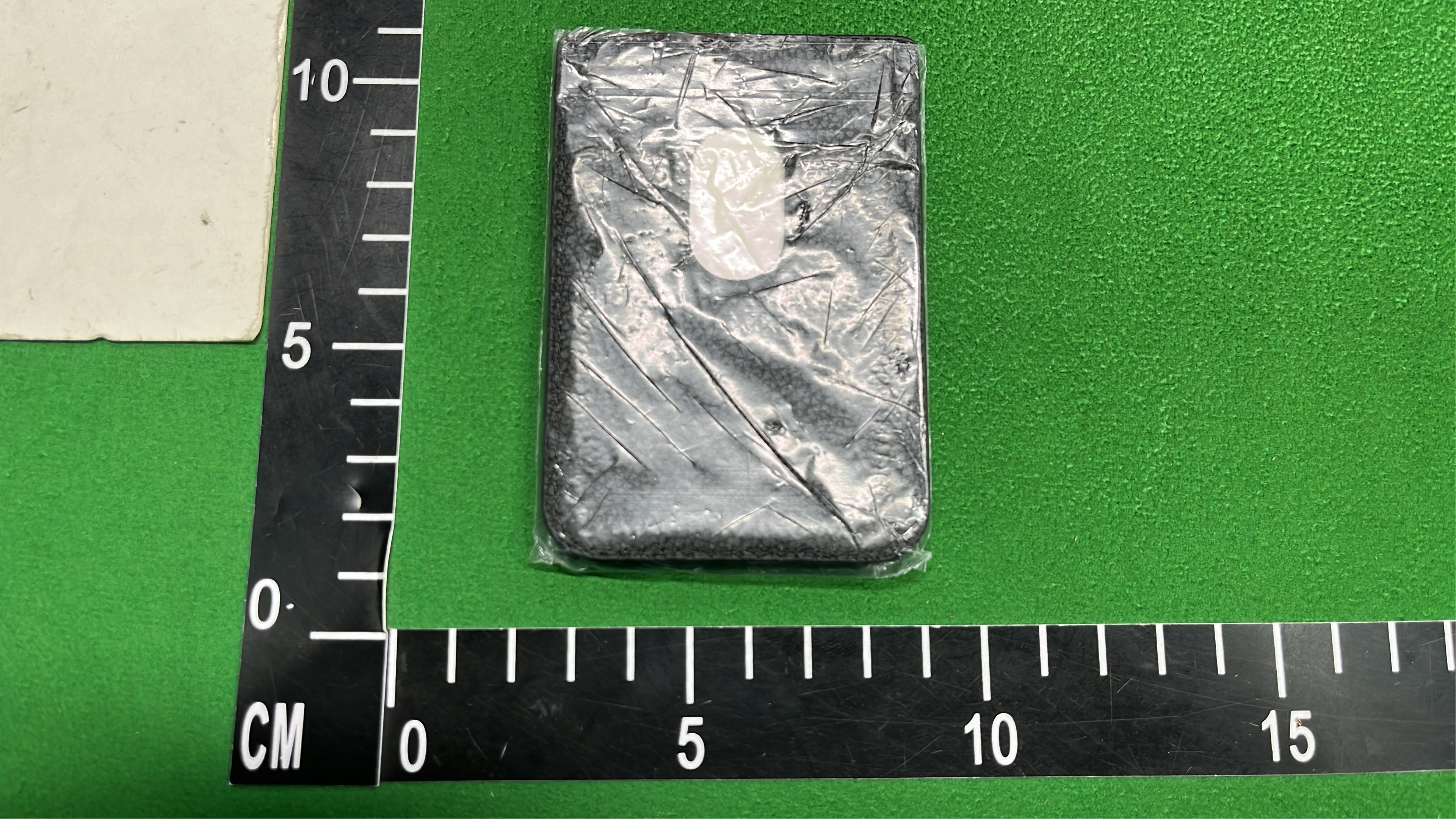Balenciaga Black Leather Card Holder with Logo