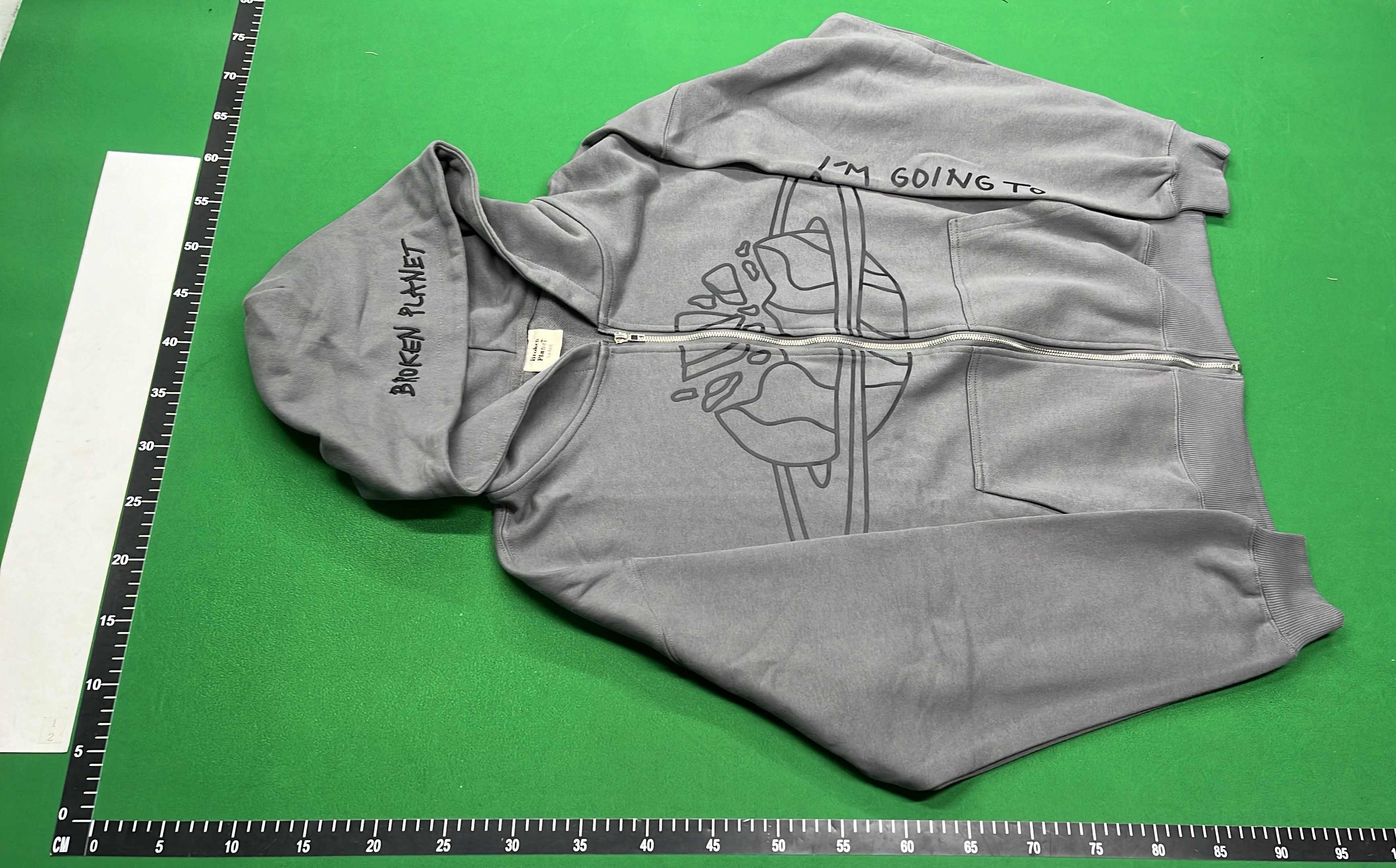 Broken Planet Hoodie with Graphic Design