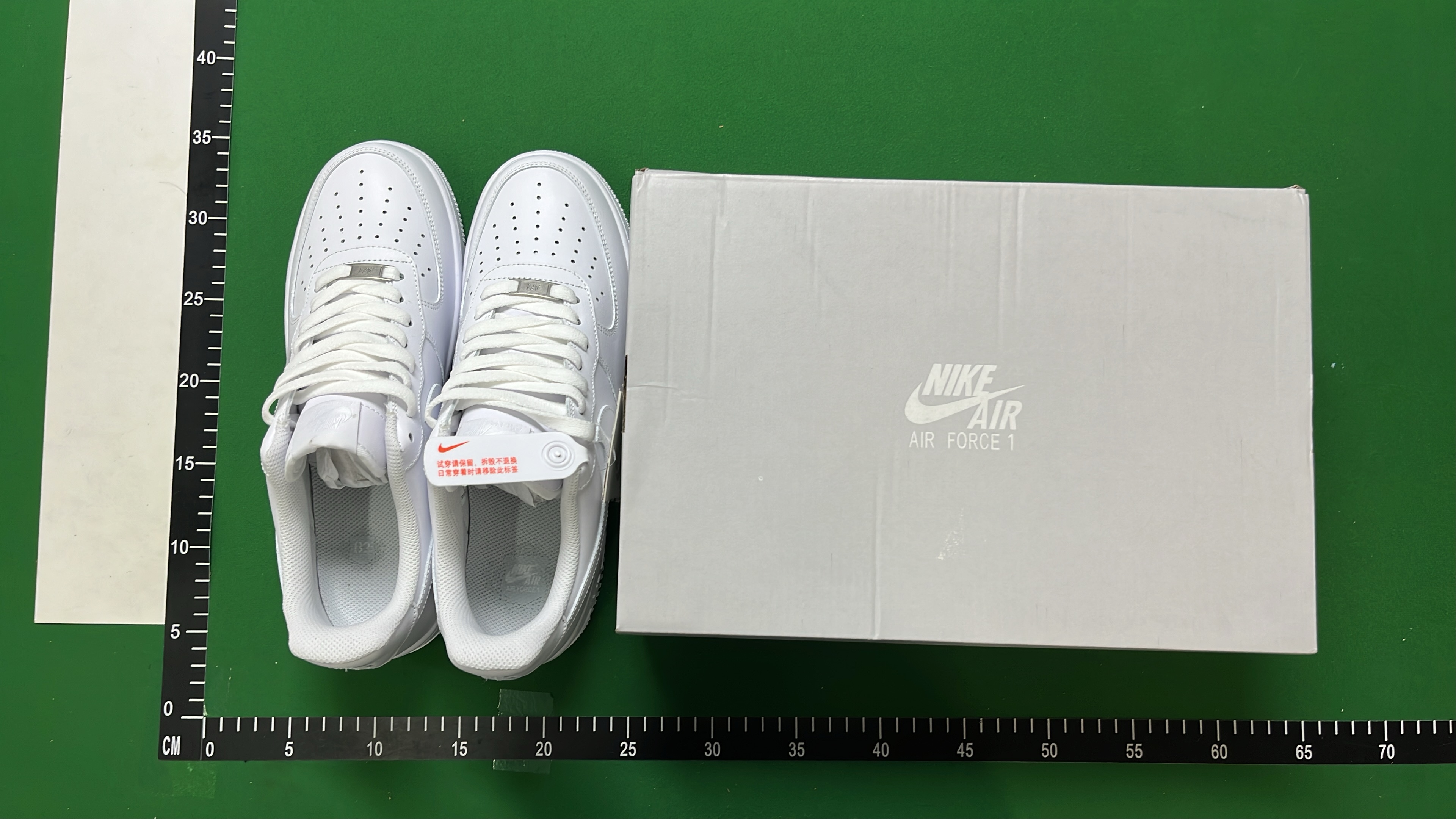 Nike Air Force 1 White Leather Sneakers for Men and Women