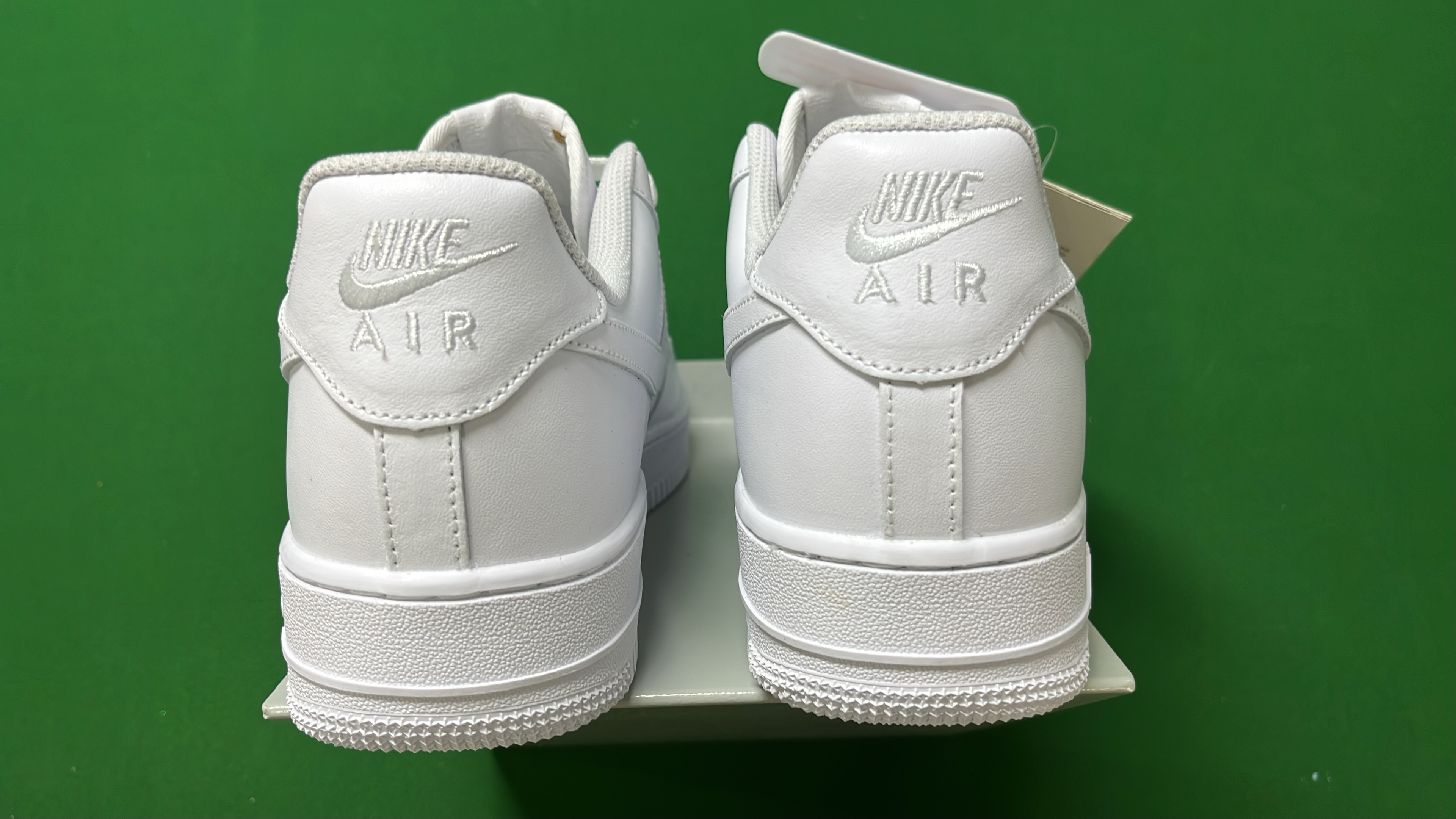 Nike Air Force 1 White Leather Sneakers for Men and Women