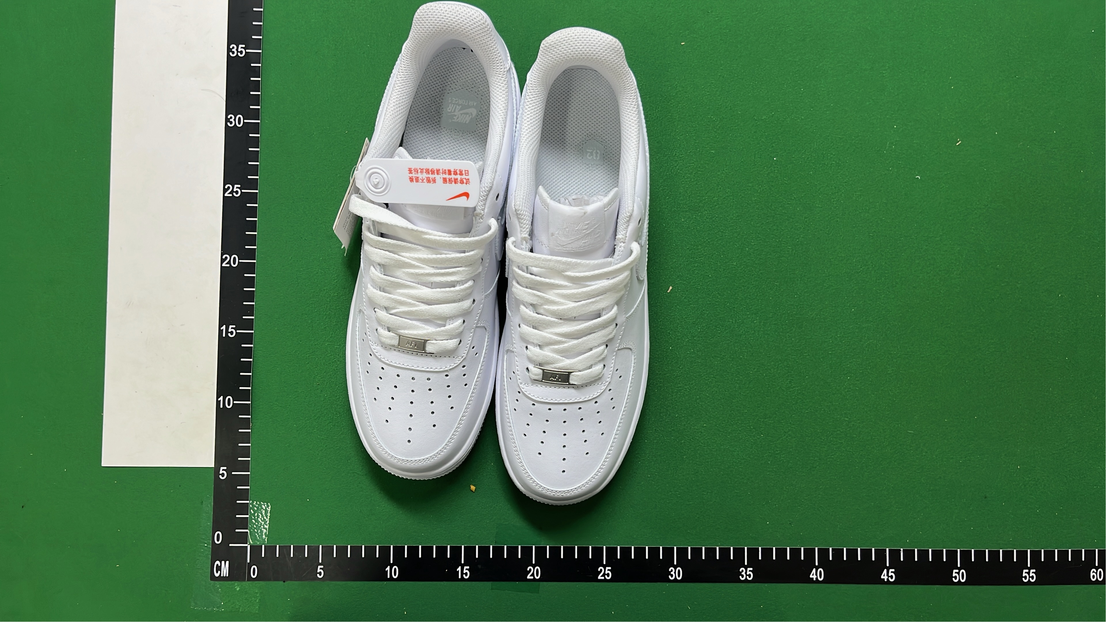 Nike Air Force 1 White Leather Sneakers for Men and Women