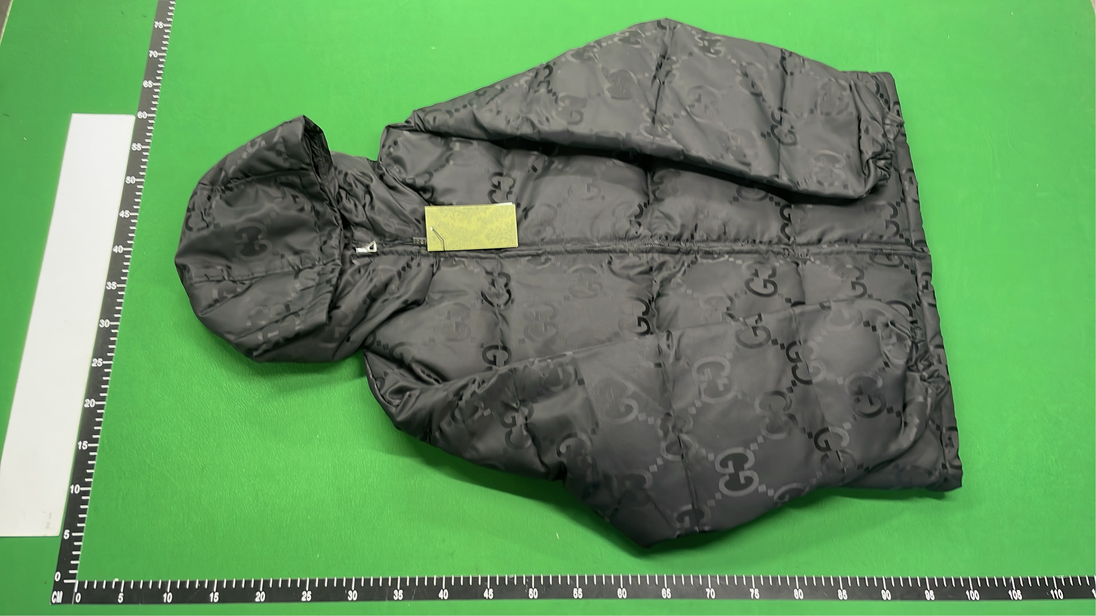 Men's Black Hooded Zip-Up Jacket