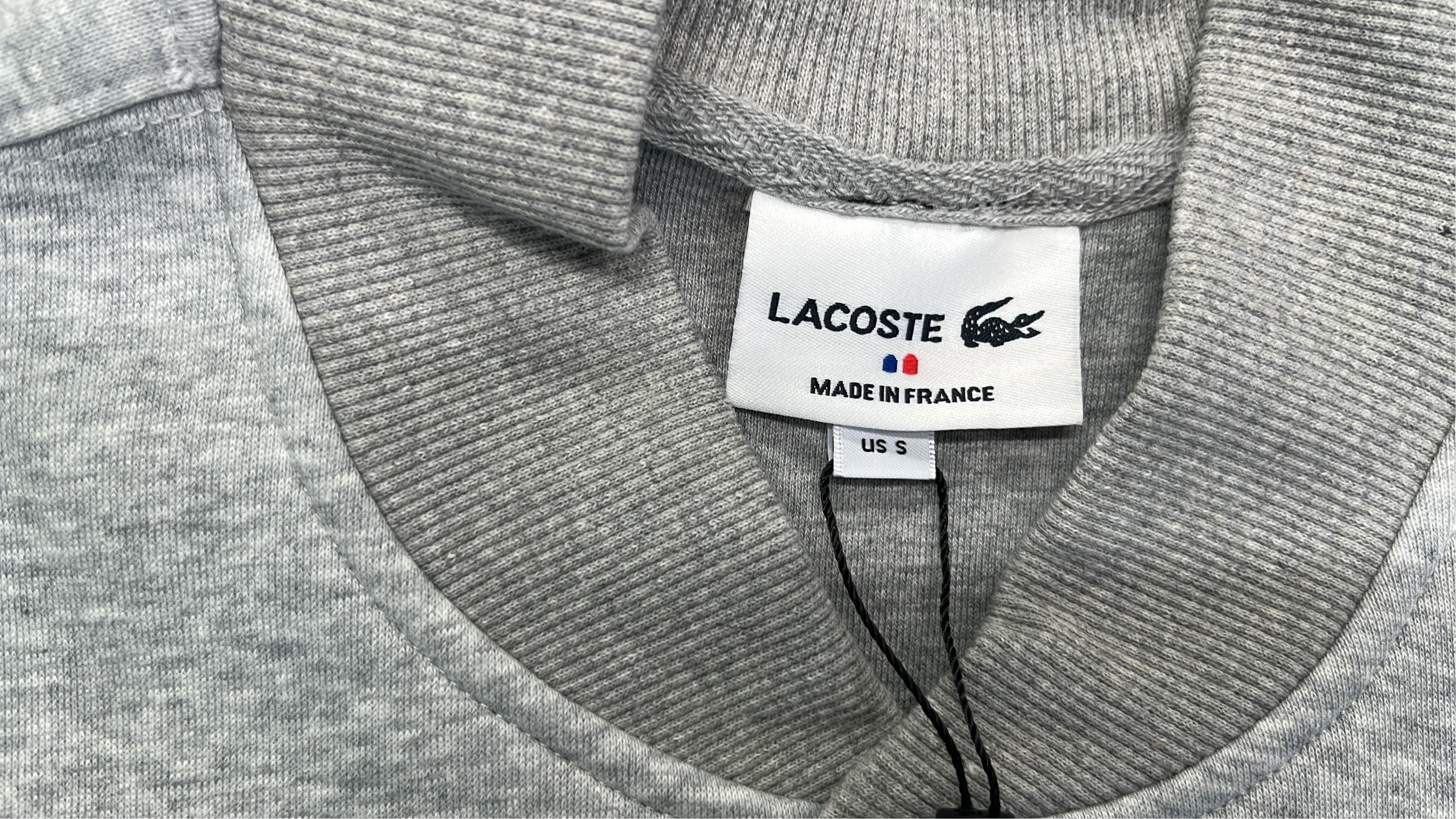 Lacoste Men's Cotton Blend Cardigan Sweater with Crocodile Logo