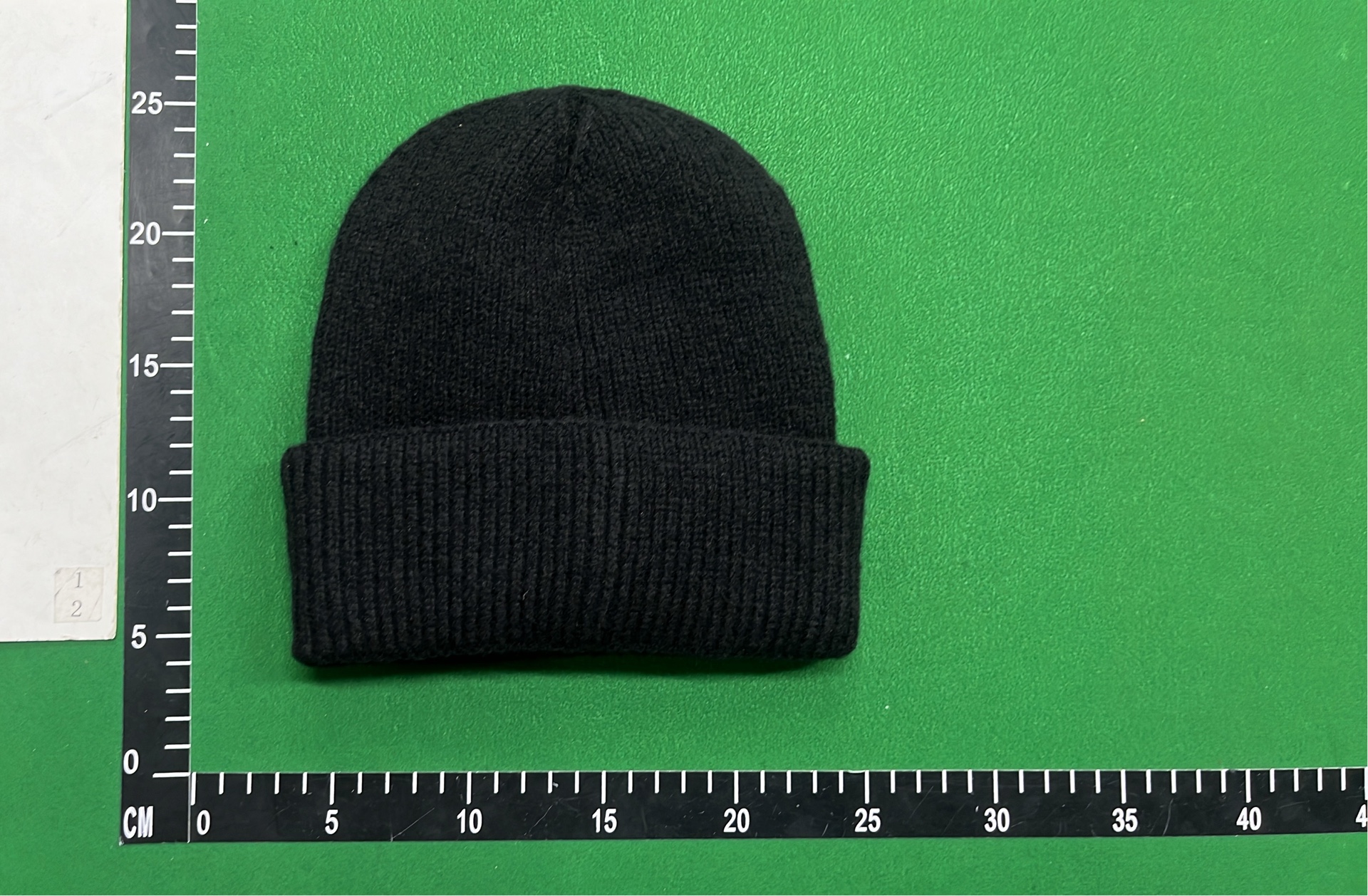 Moncler Knit Beanie Hat with Stripe Design - Black and Gray