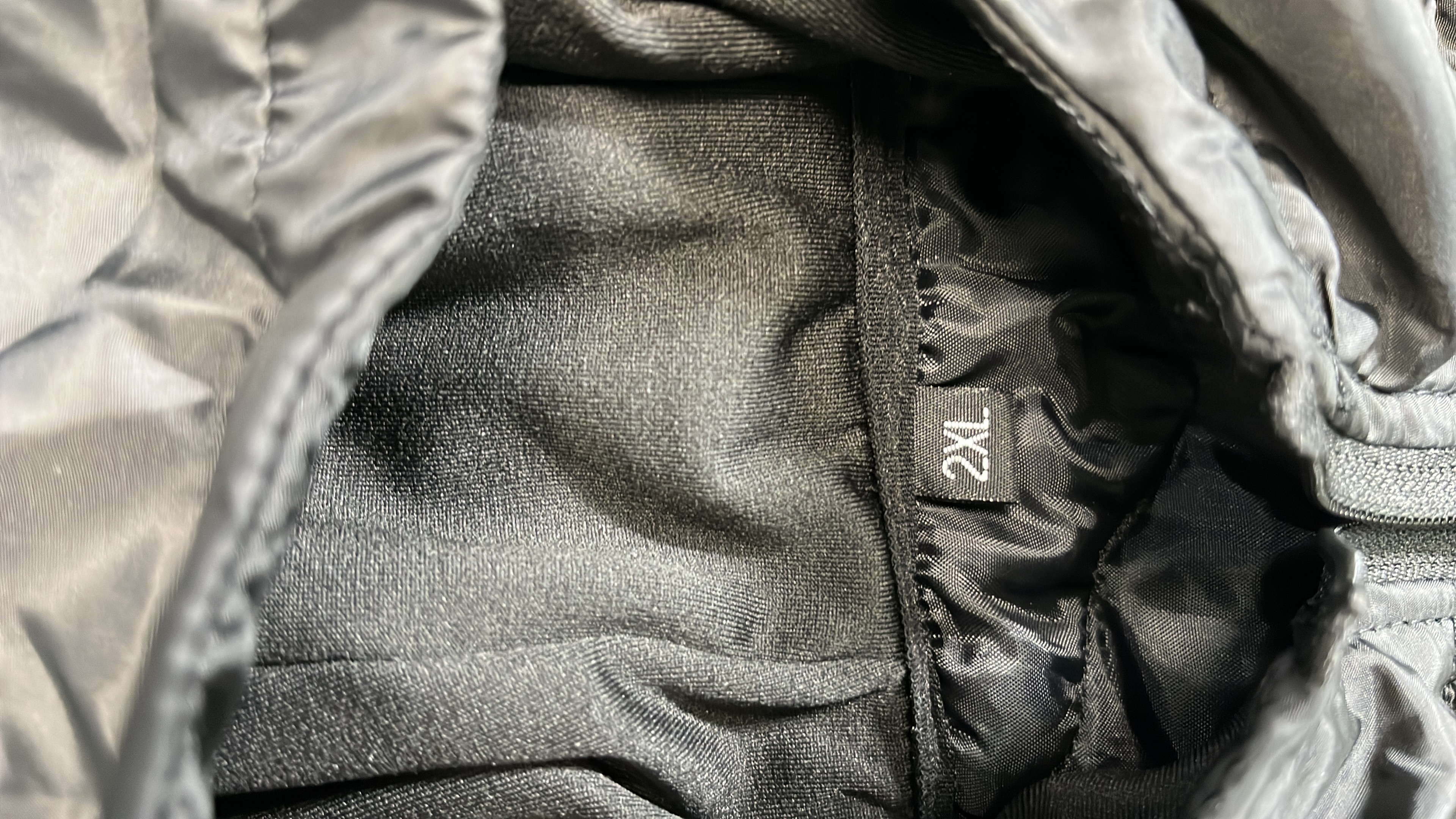 Nike Women's Black Quilted Vest with Zipper and Pockets