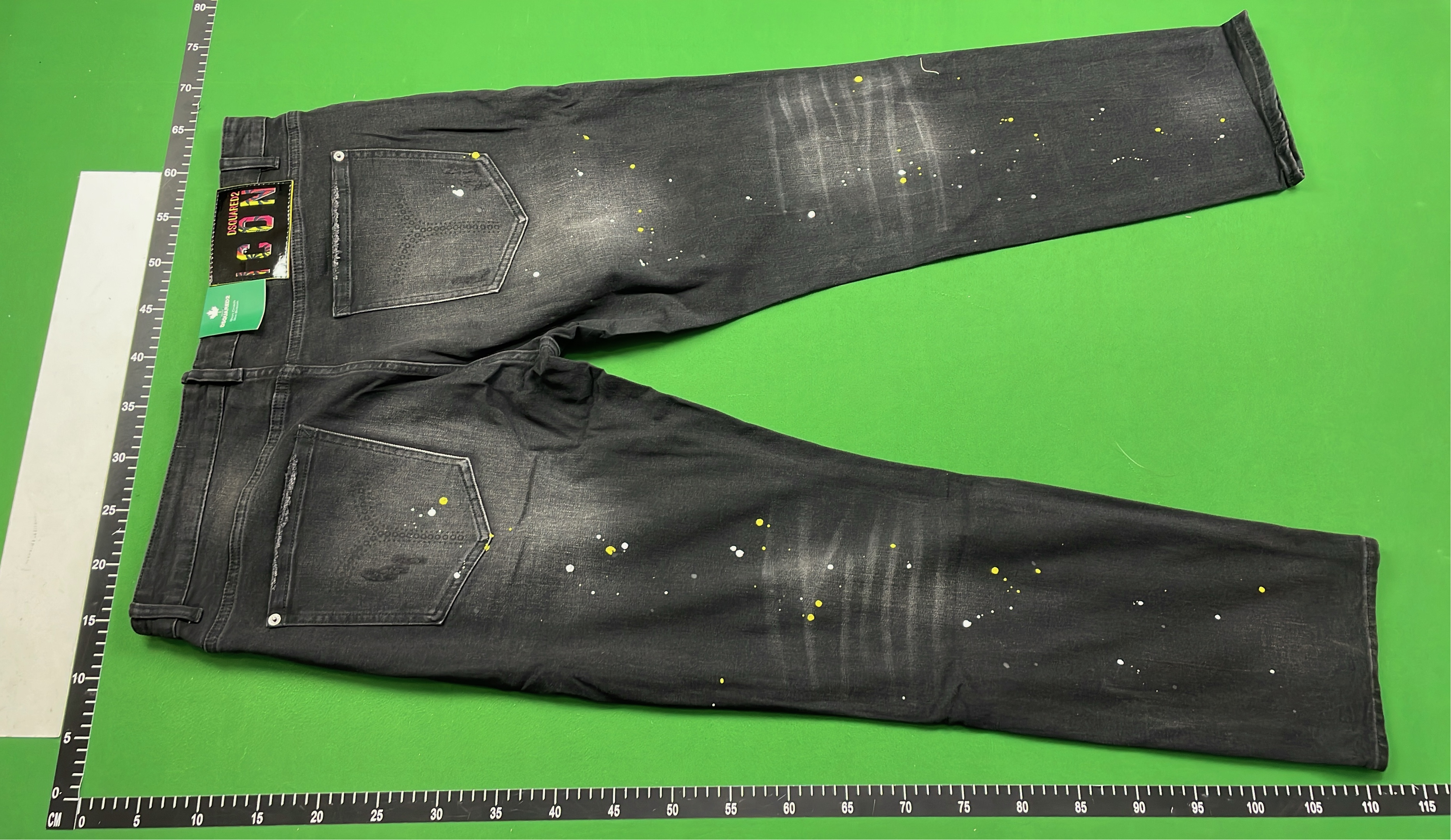 DSQUARED2 D811 Distressed Black Jeans for Men