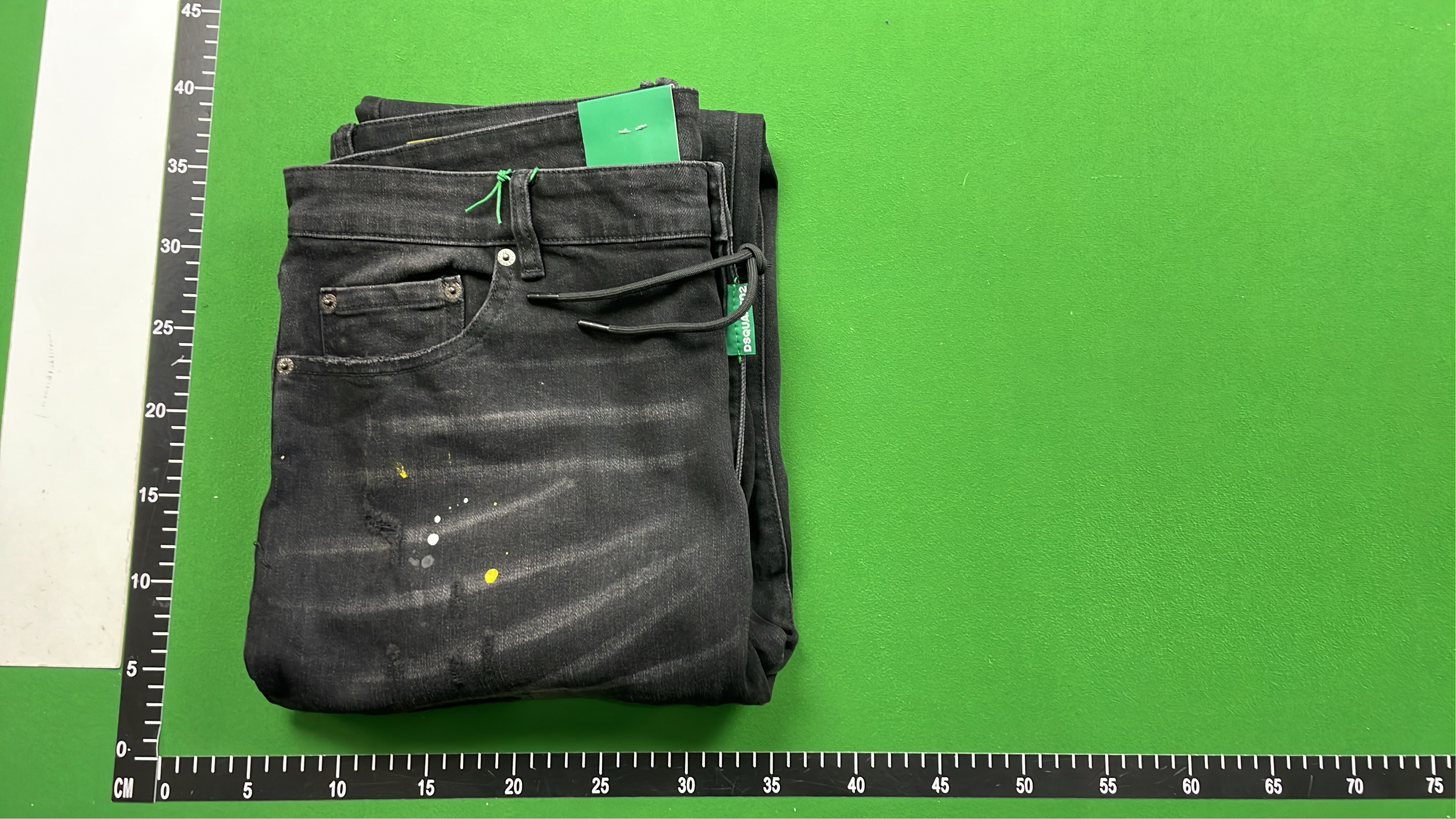 DSQUARED2 D811 Distressed Black Jeans for Men