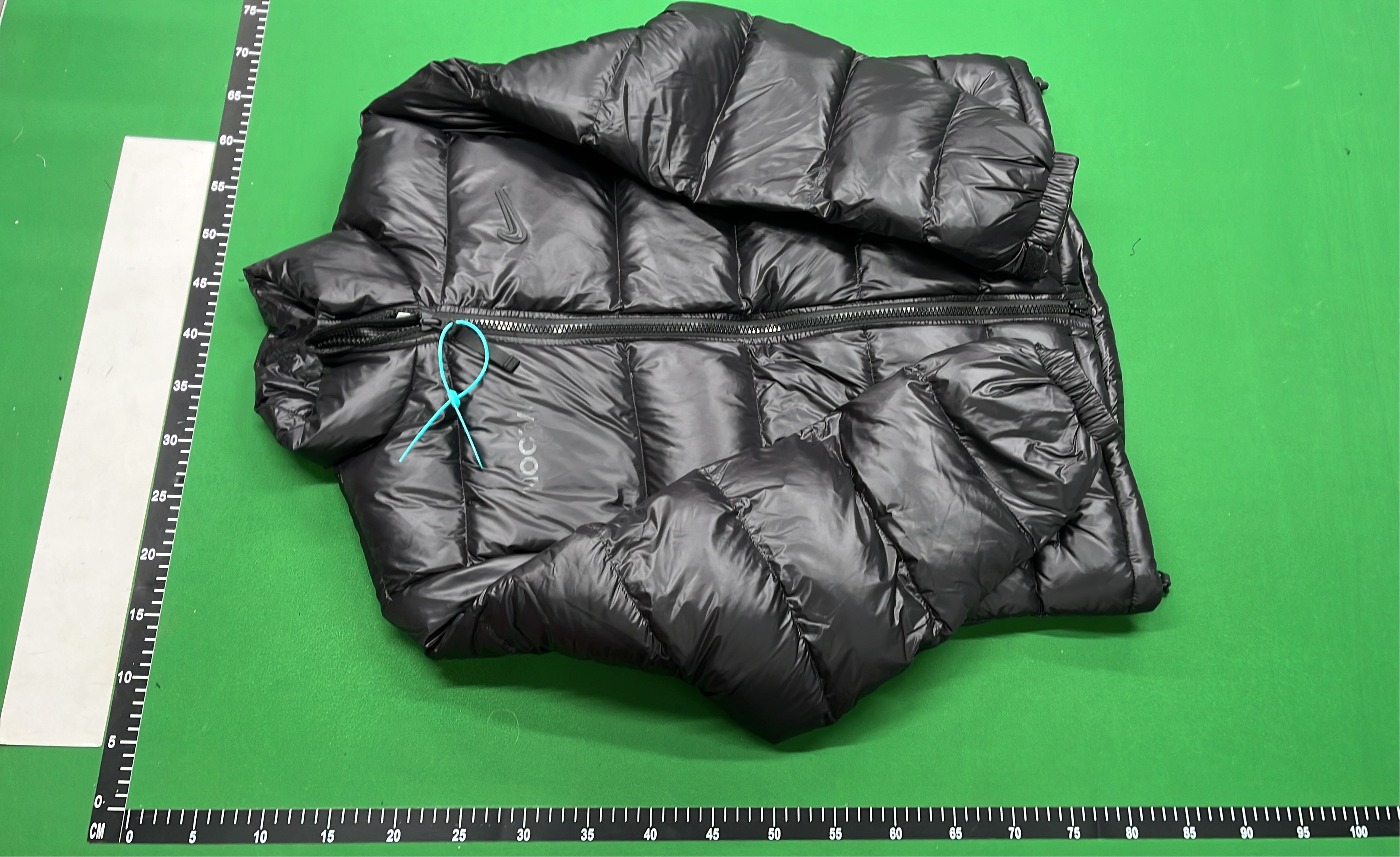 NOCTA Yellow Puffer Jacket with Nike Swoosh
