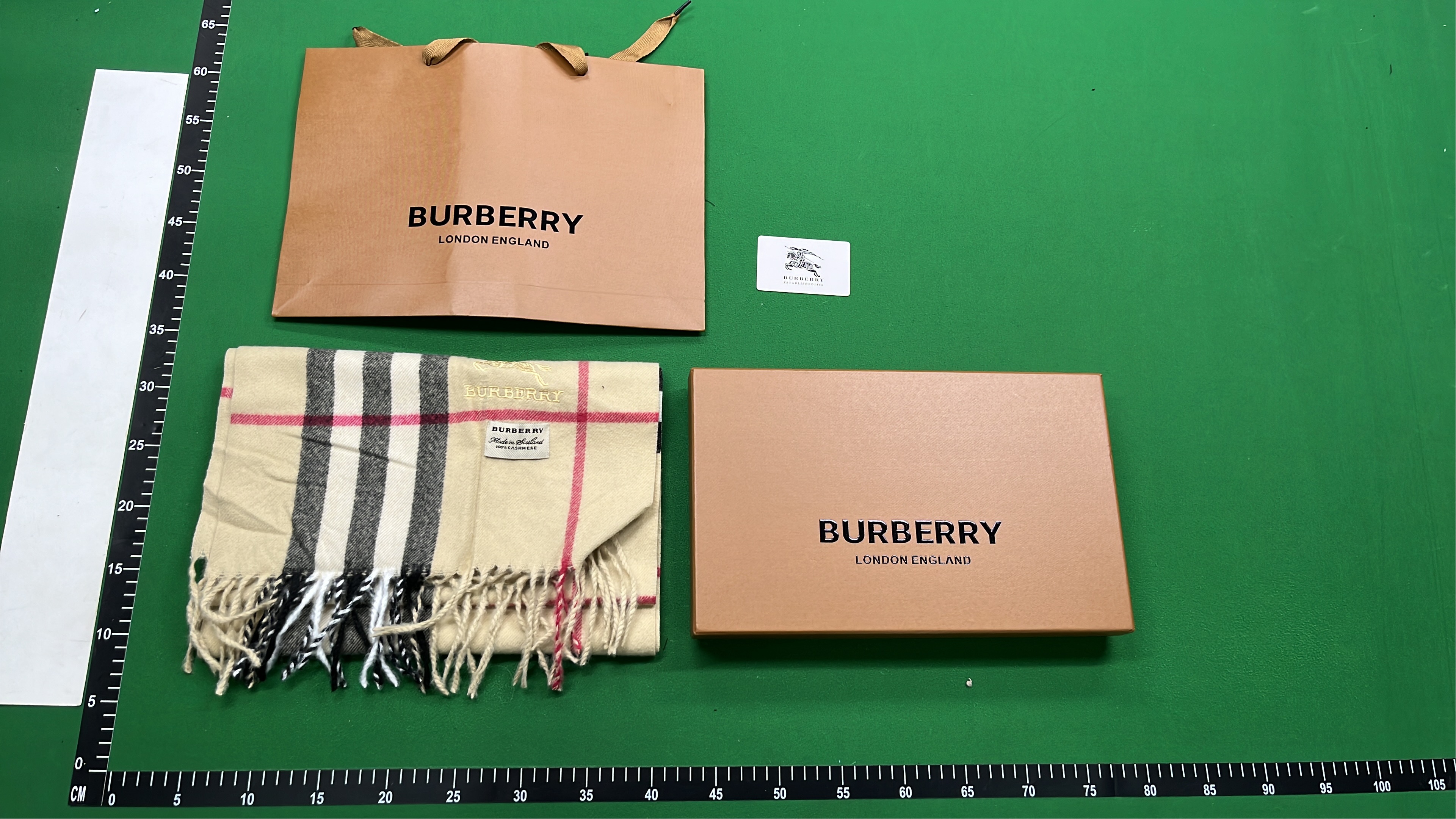 Classic Check Cashmere Scarf