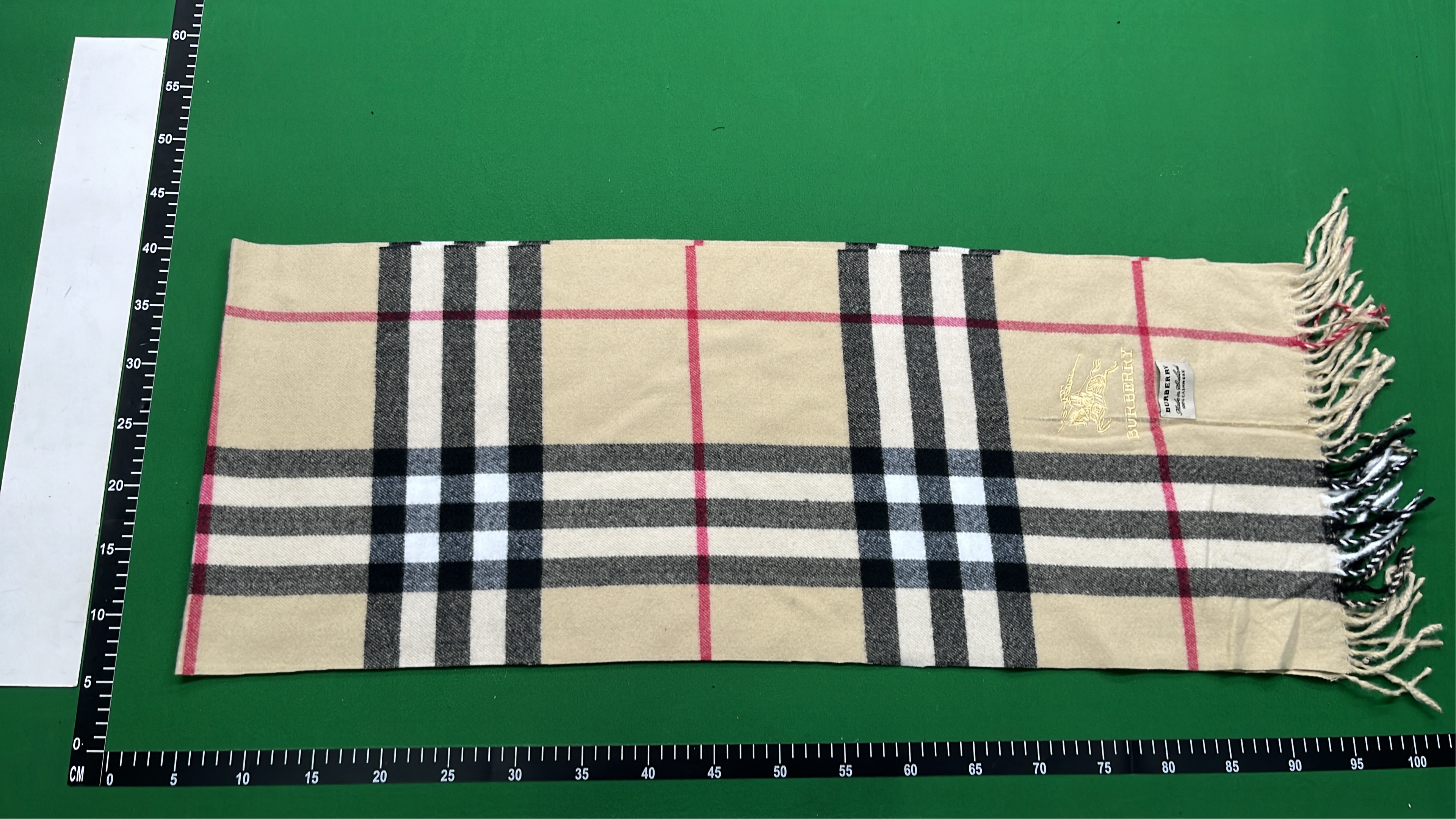 Classic Check Cashmere Scarf